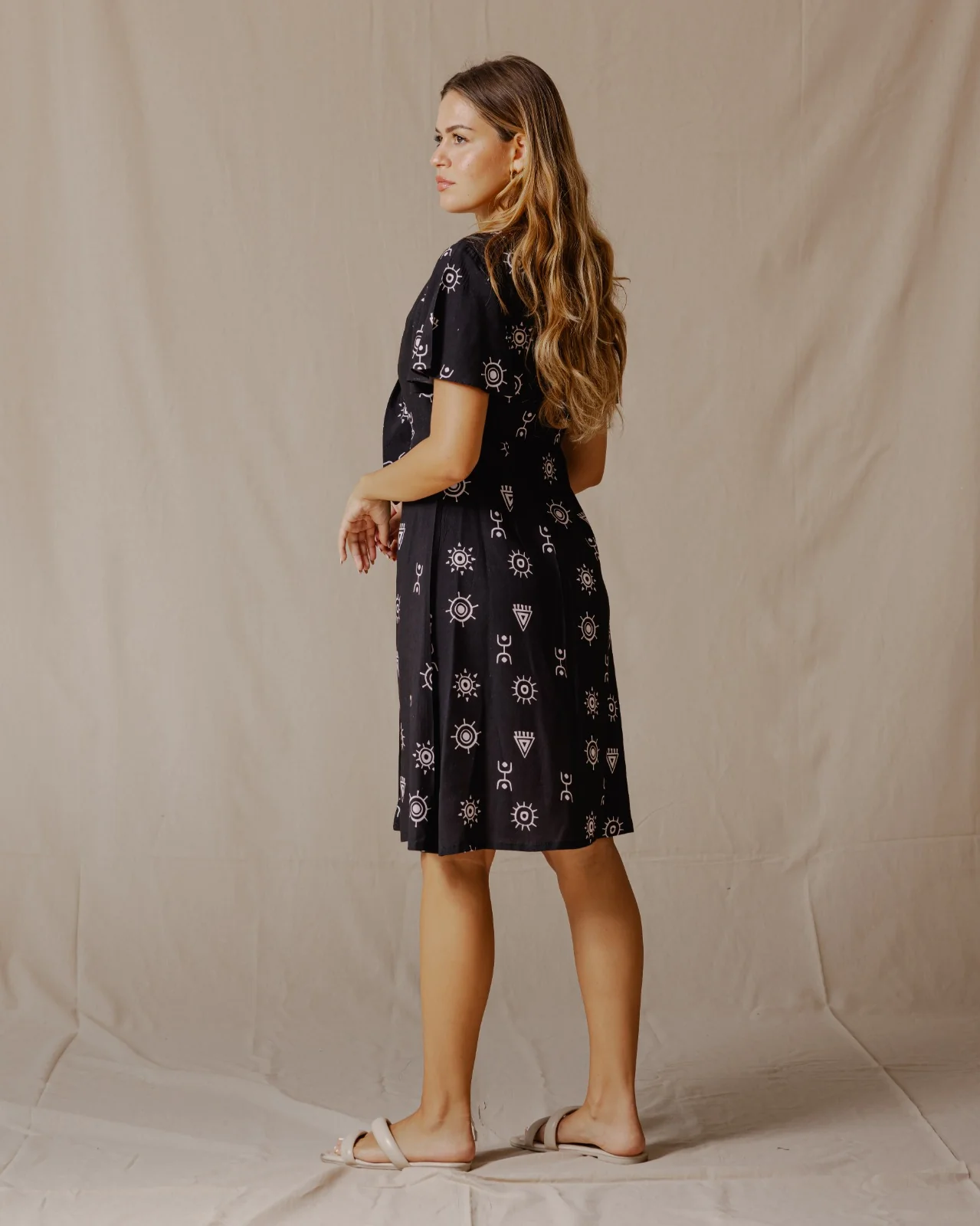 African Dress Black - Image 4