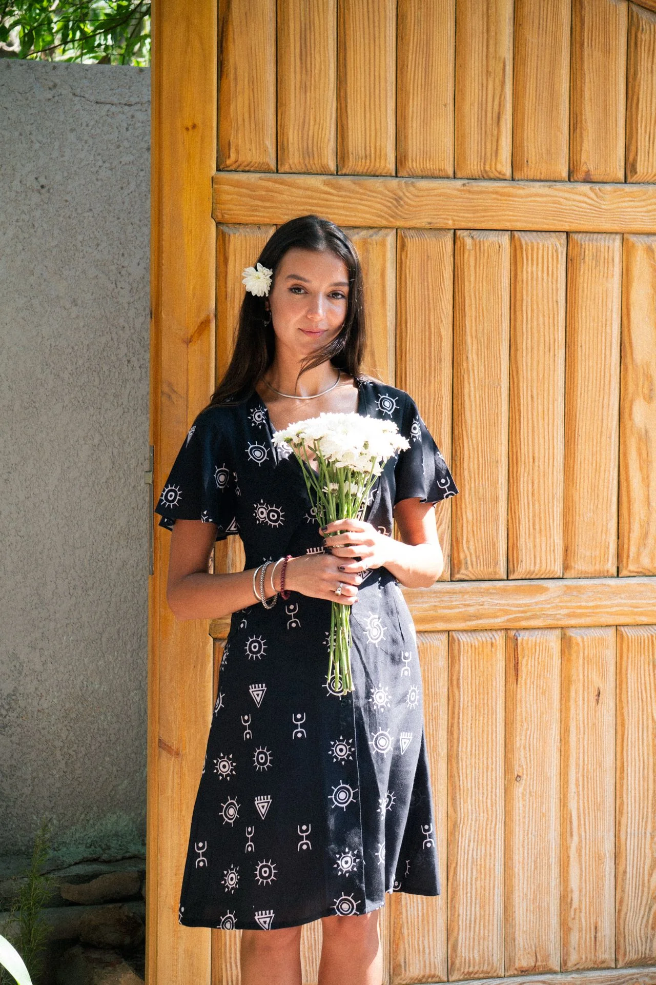 African Dress Black - Image 9