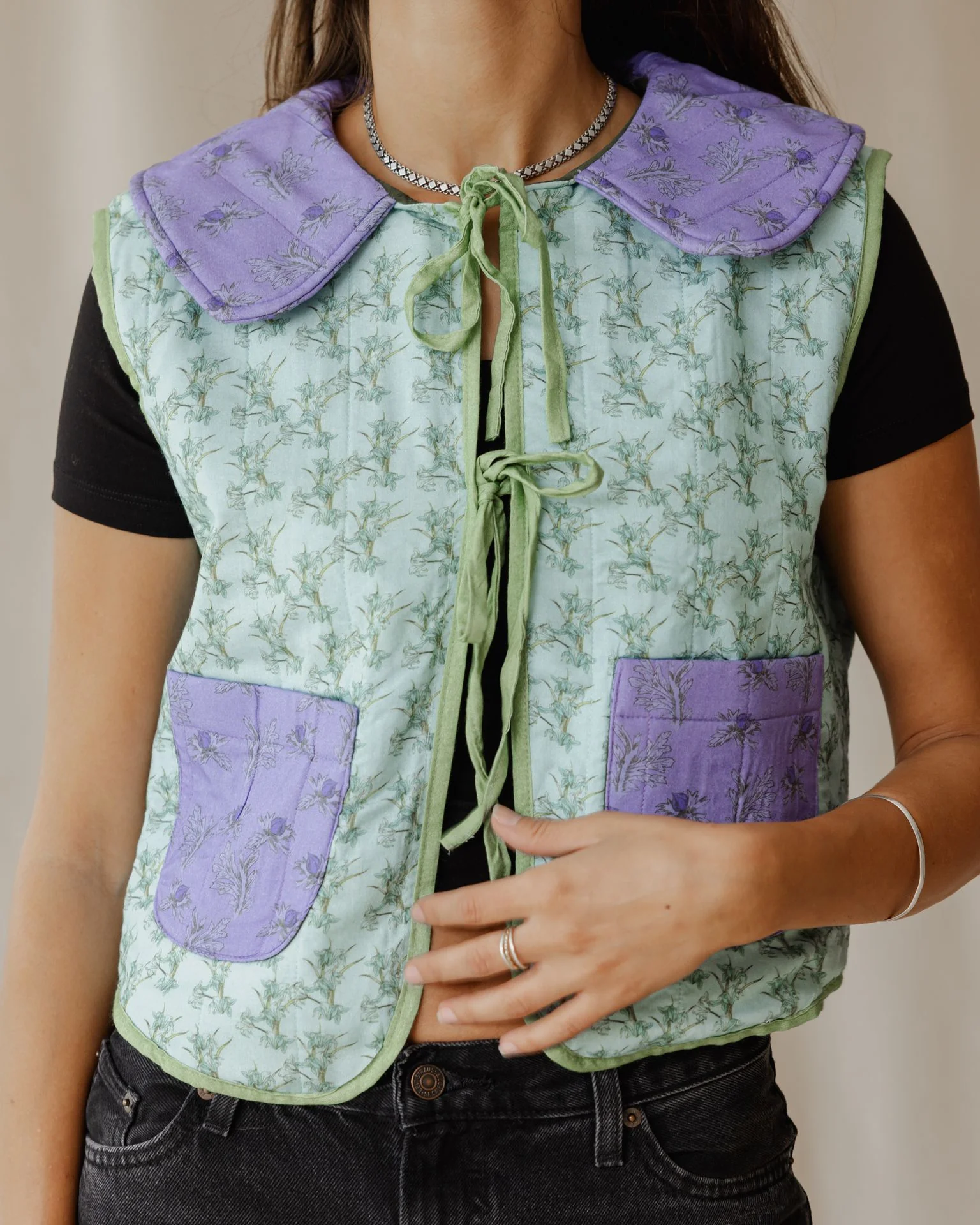 Aurela Quilted Vest - Image 4
