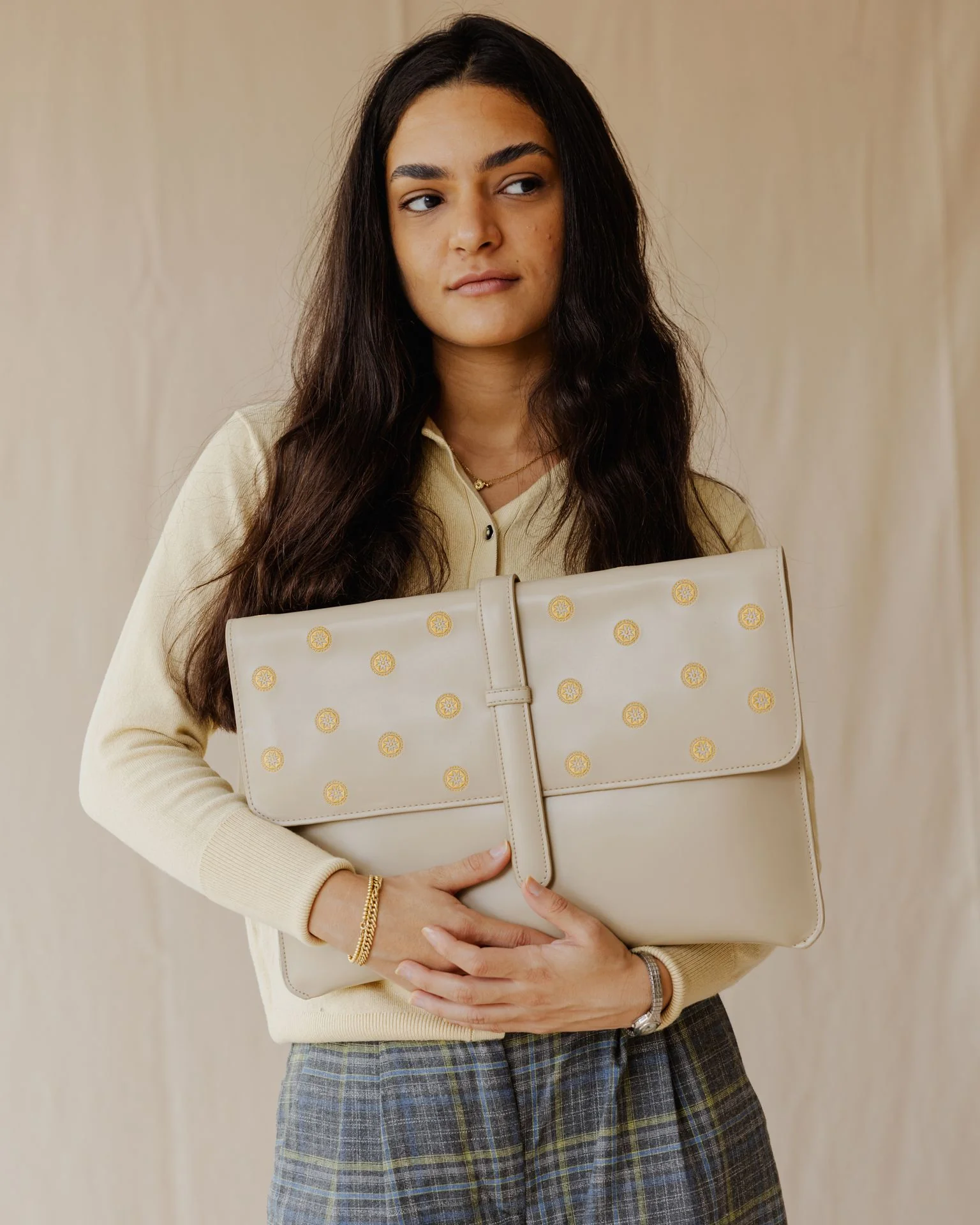 Bohemian Laptop Sleeve Beige - Image 2