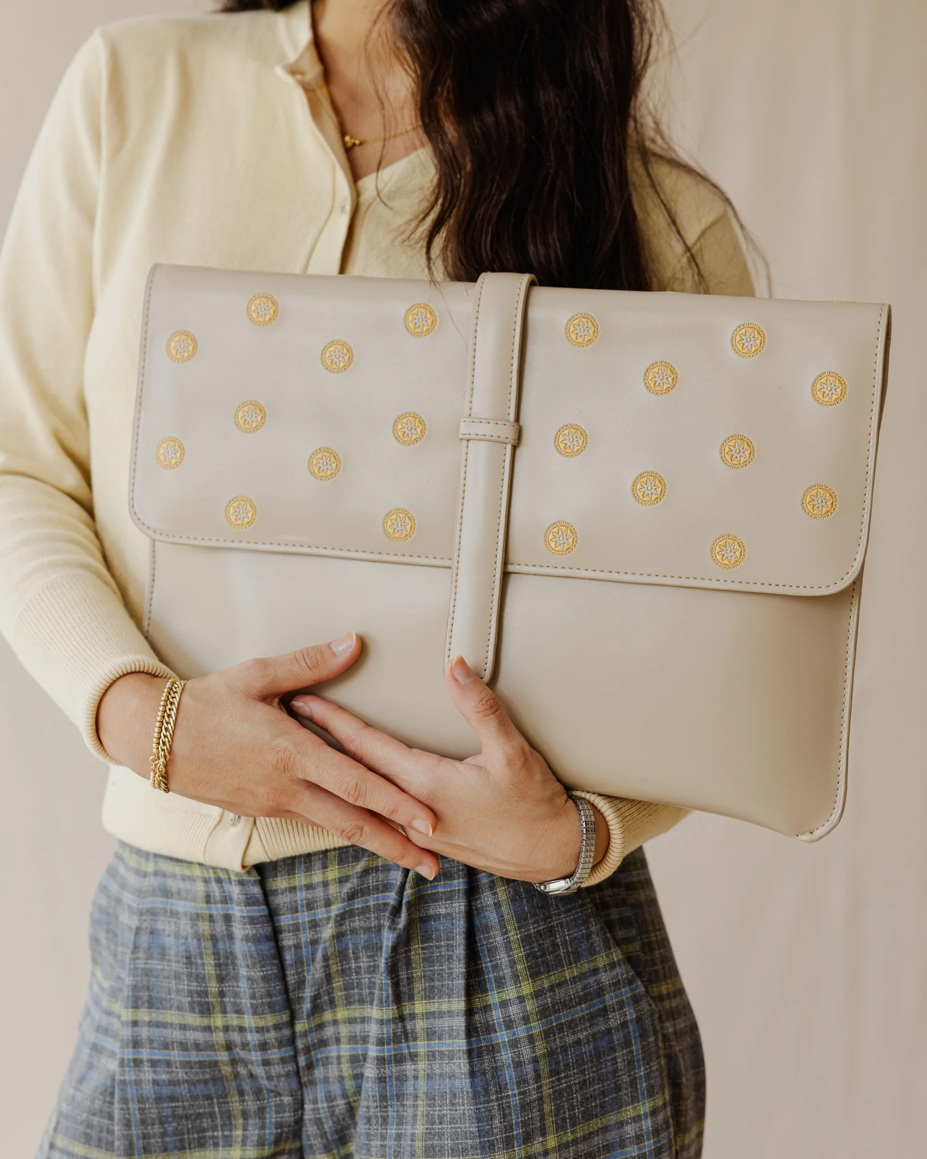 Bohemian Laptop Sleeve Beige - Image 3