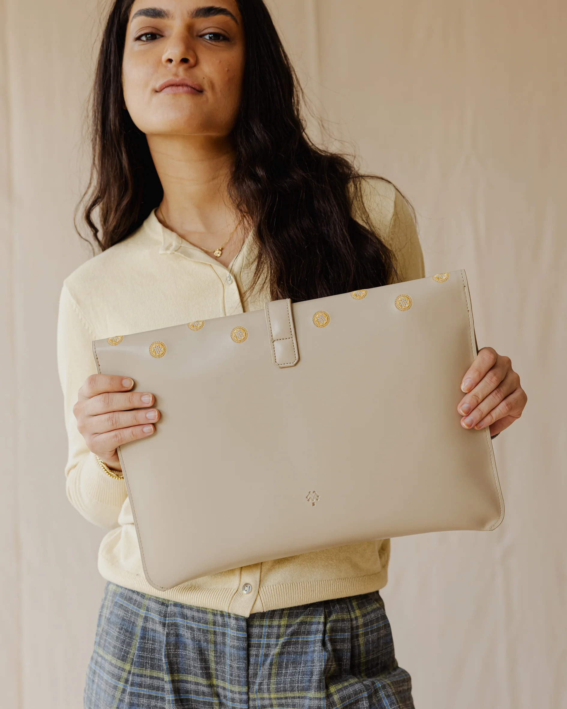 Bohemian Laptop Sleeve Beige - Image 4