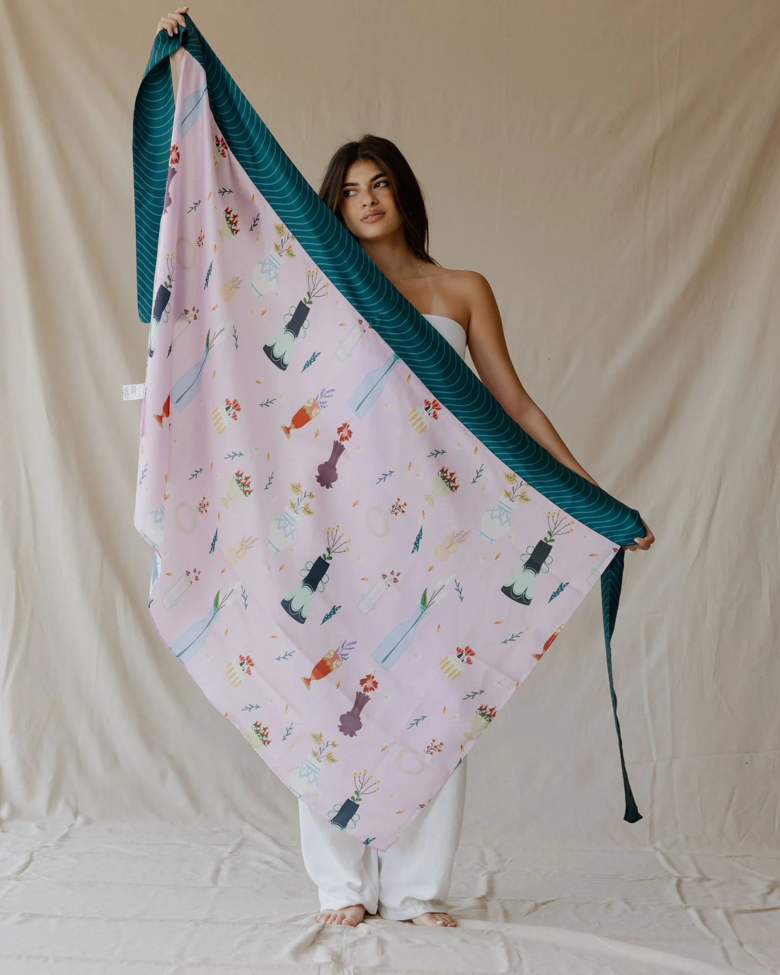 Botanical Daydream Sarong Pink - Image 5
