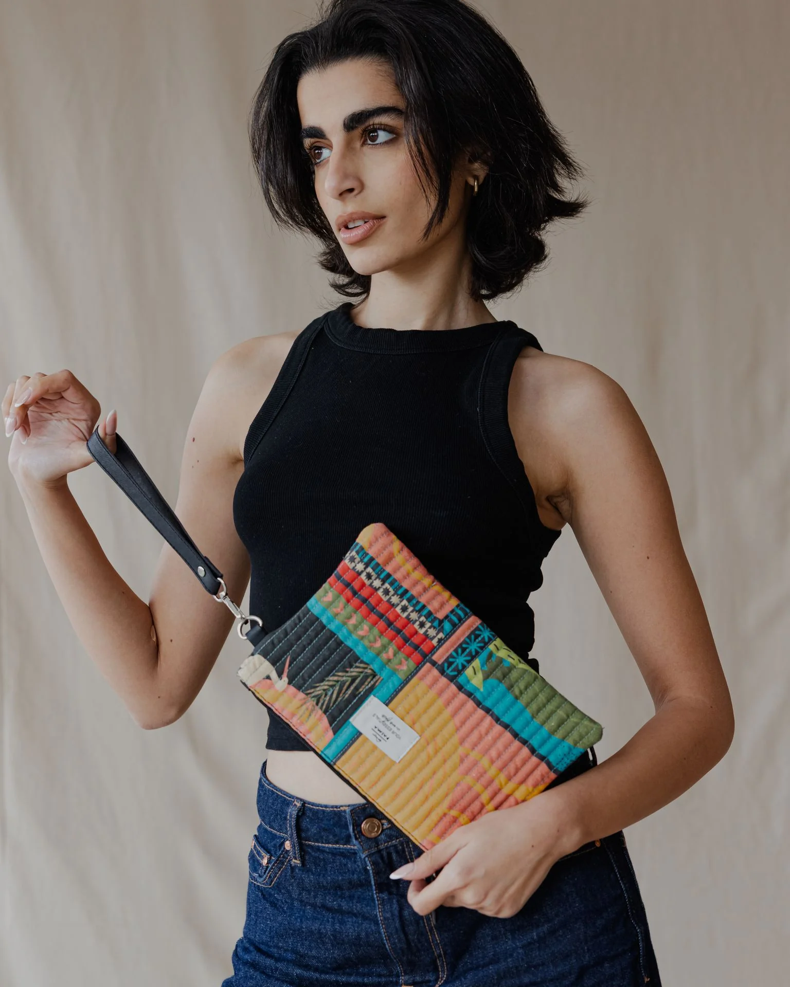 Cairo Breeze Quilted Pouch Spectrum - Image 3