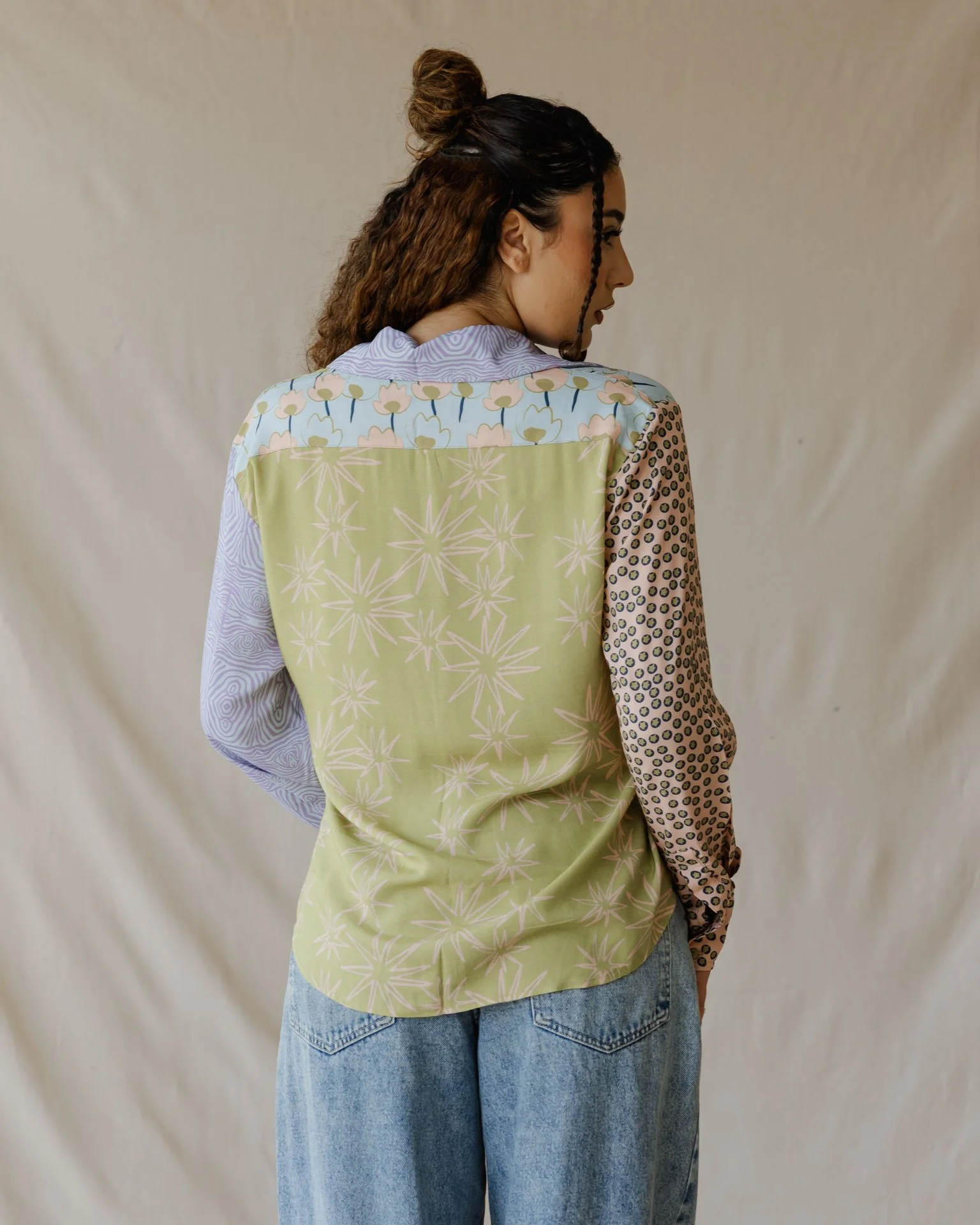 Cool Tones Retro Mix Shirt - Image 4