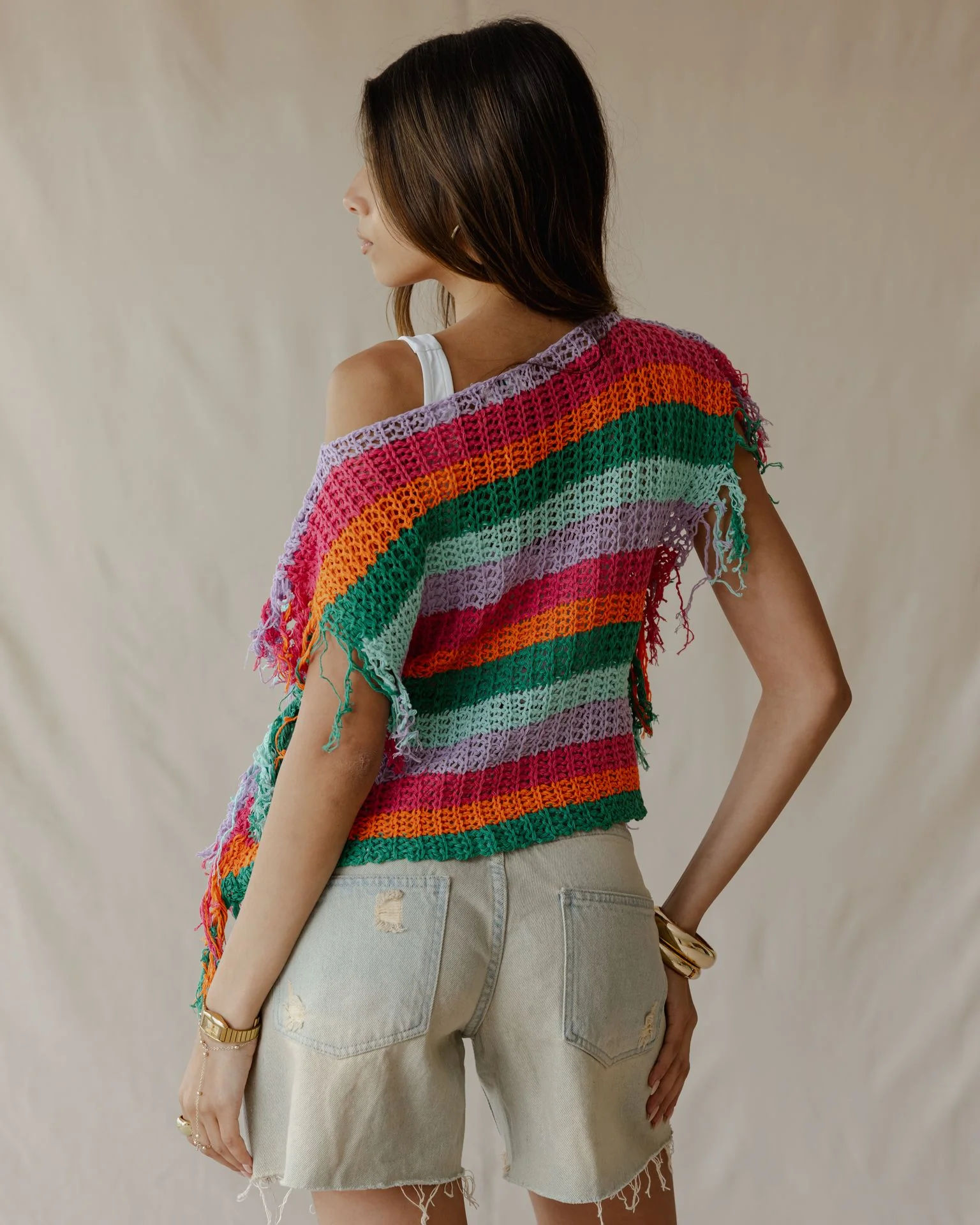 Cotton Candy Chaos Sleeveless Top - Image 3