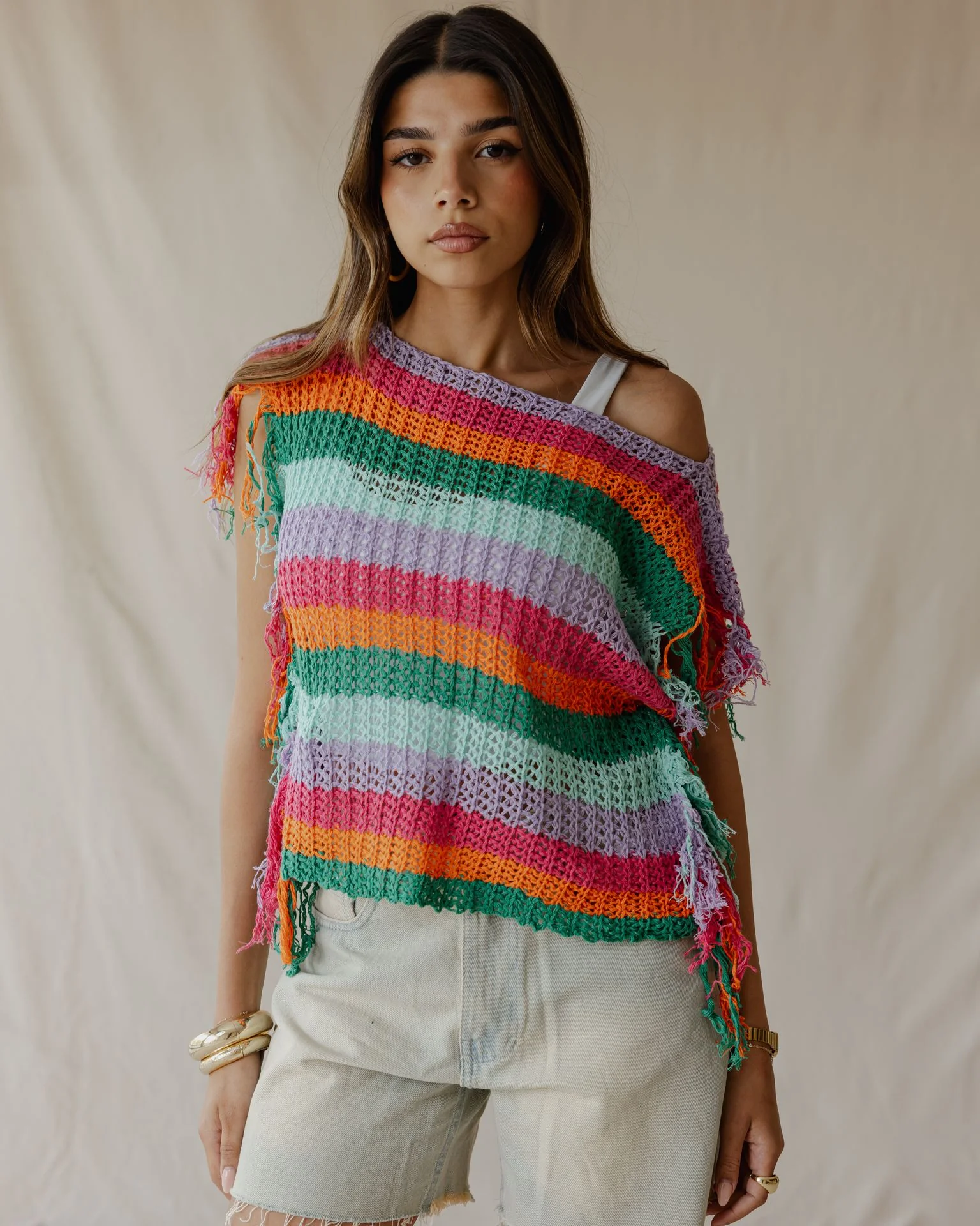 Cotton Candy Chaos Sleeveless Top - Image 5