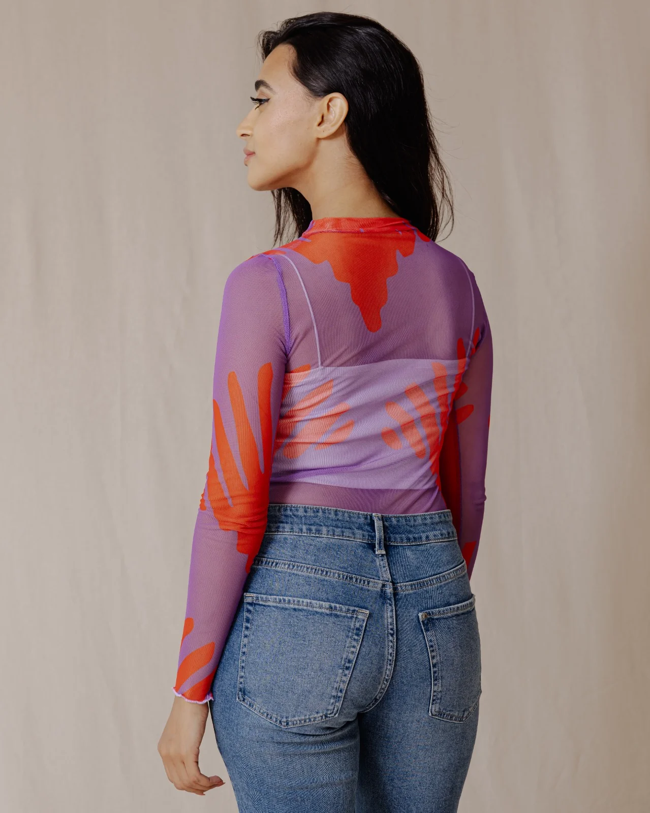 Cotton Candy Mesh Top - Image 3