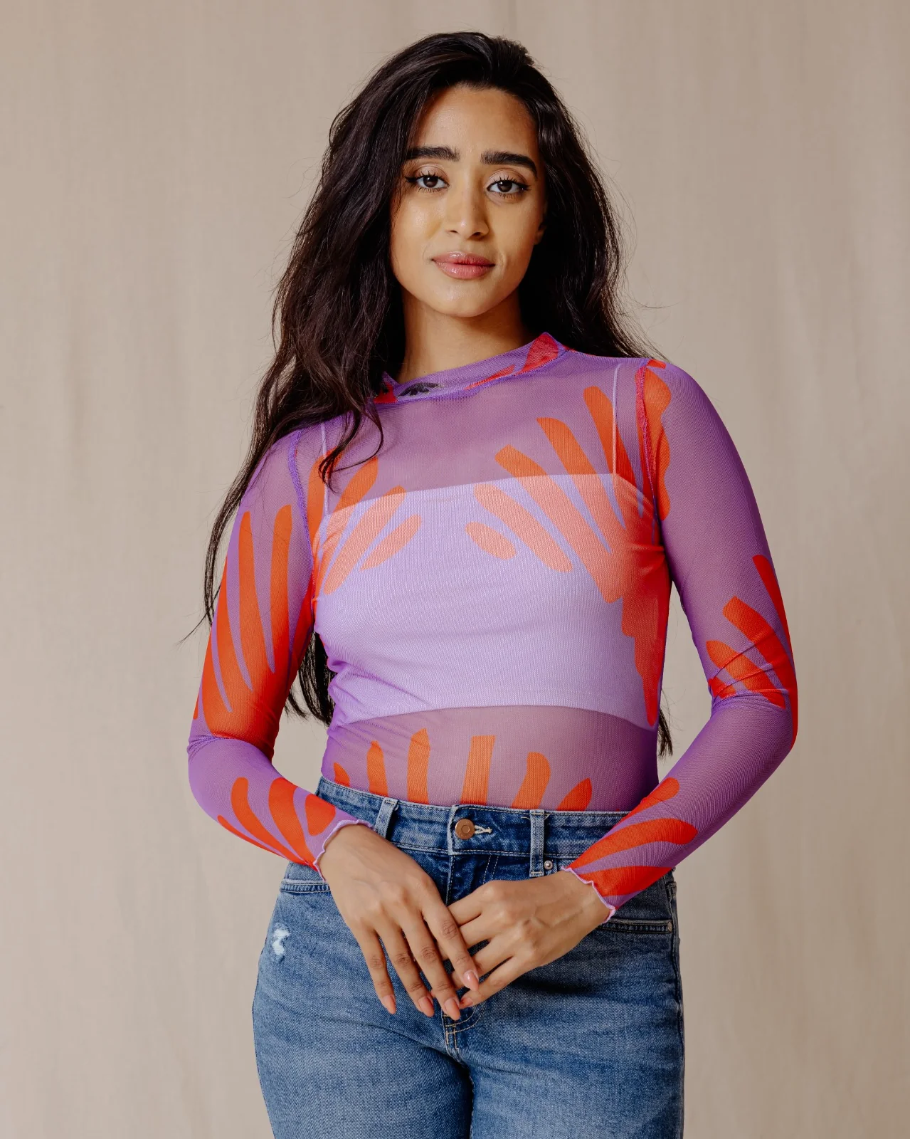 Cotton Candy Mesh Top - Image 5