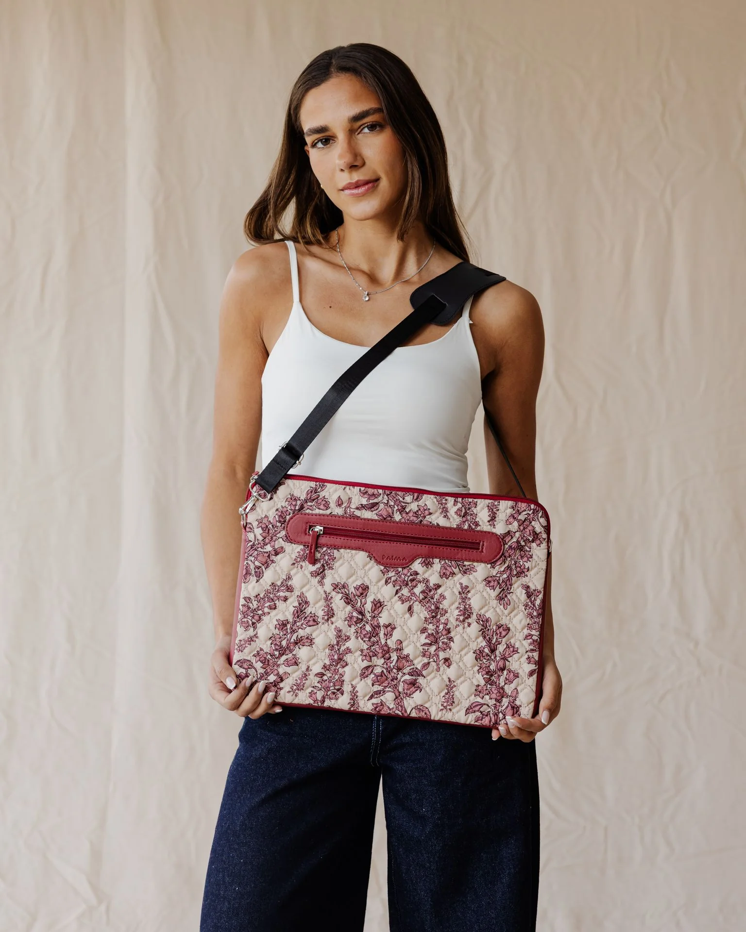 Crimson Botanique Quilted Sleeve - Image 2