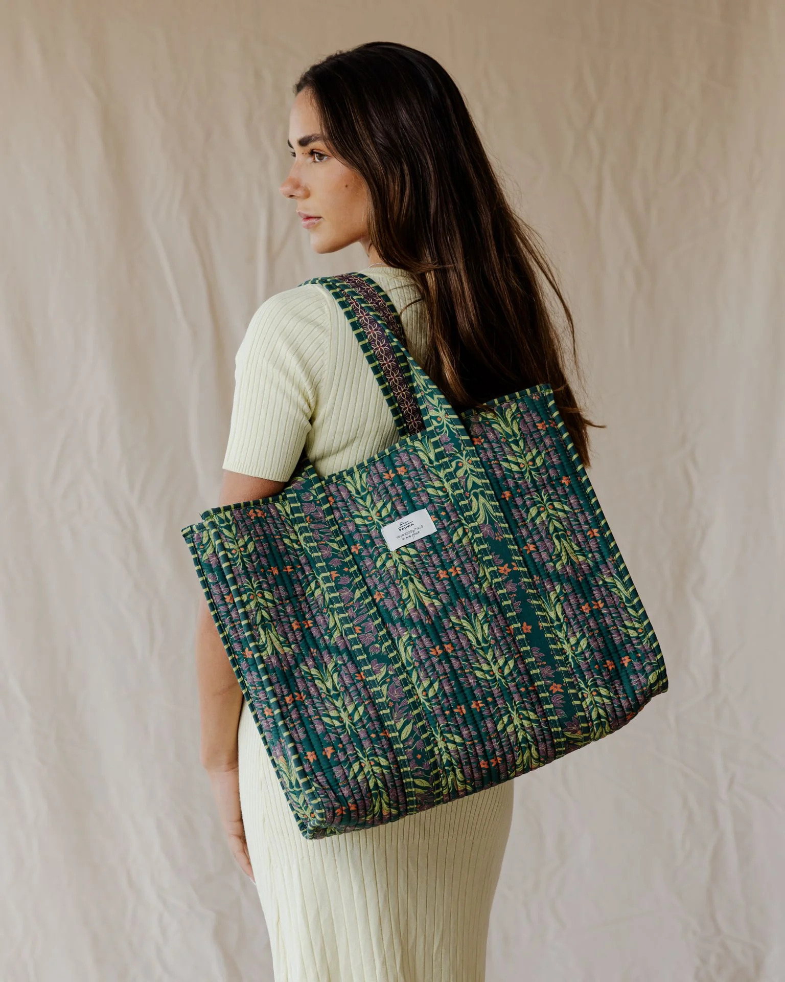 Emerald City Quilted Tote Bag - Image 3