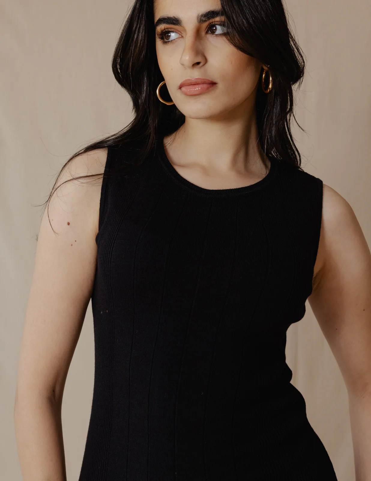 Essential Short Dress Black - Image 5