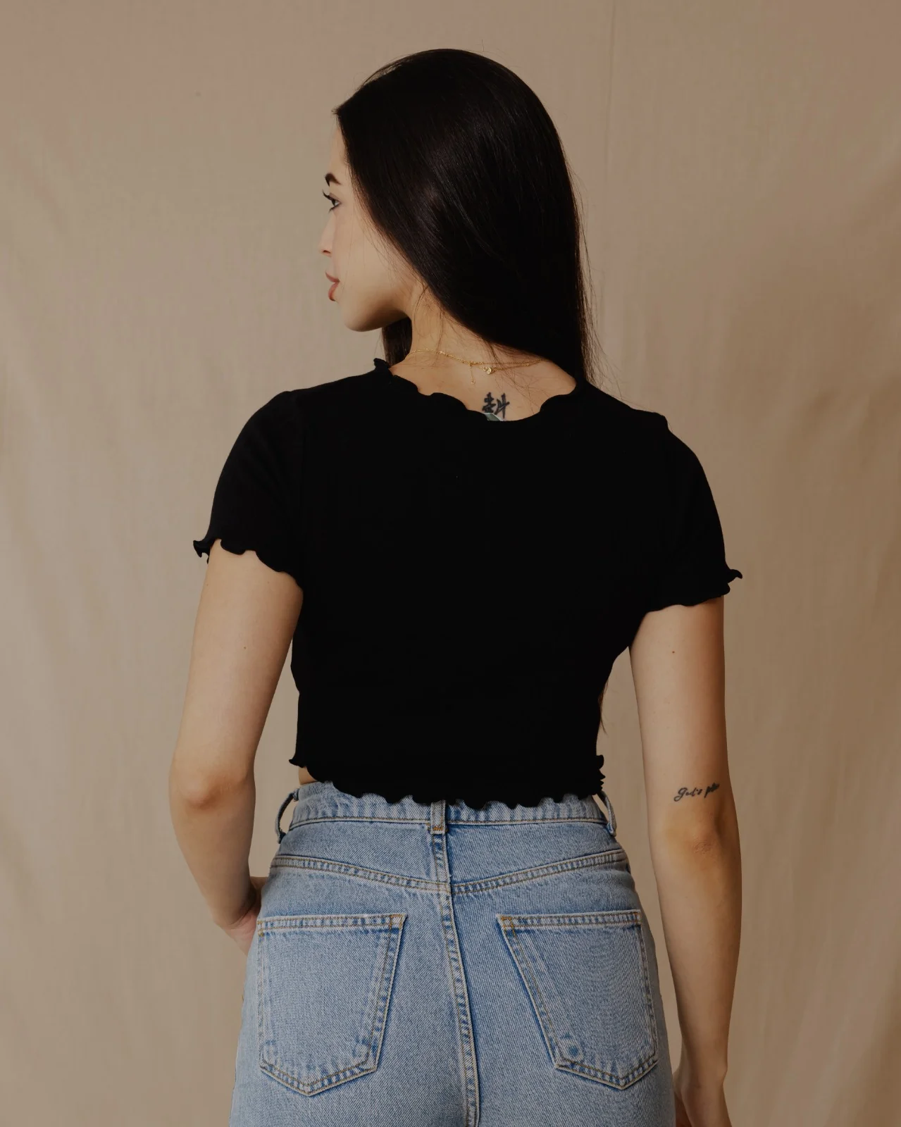Everyday Crop Top Black - Image 2