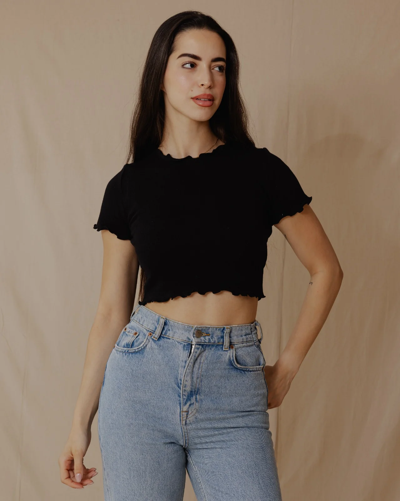 Everyday Crop Top Black - Image 3