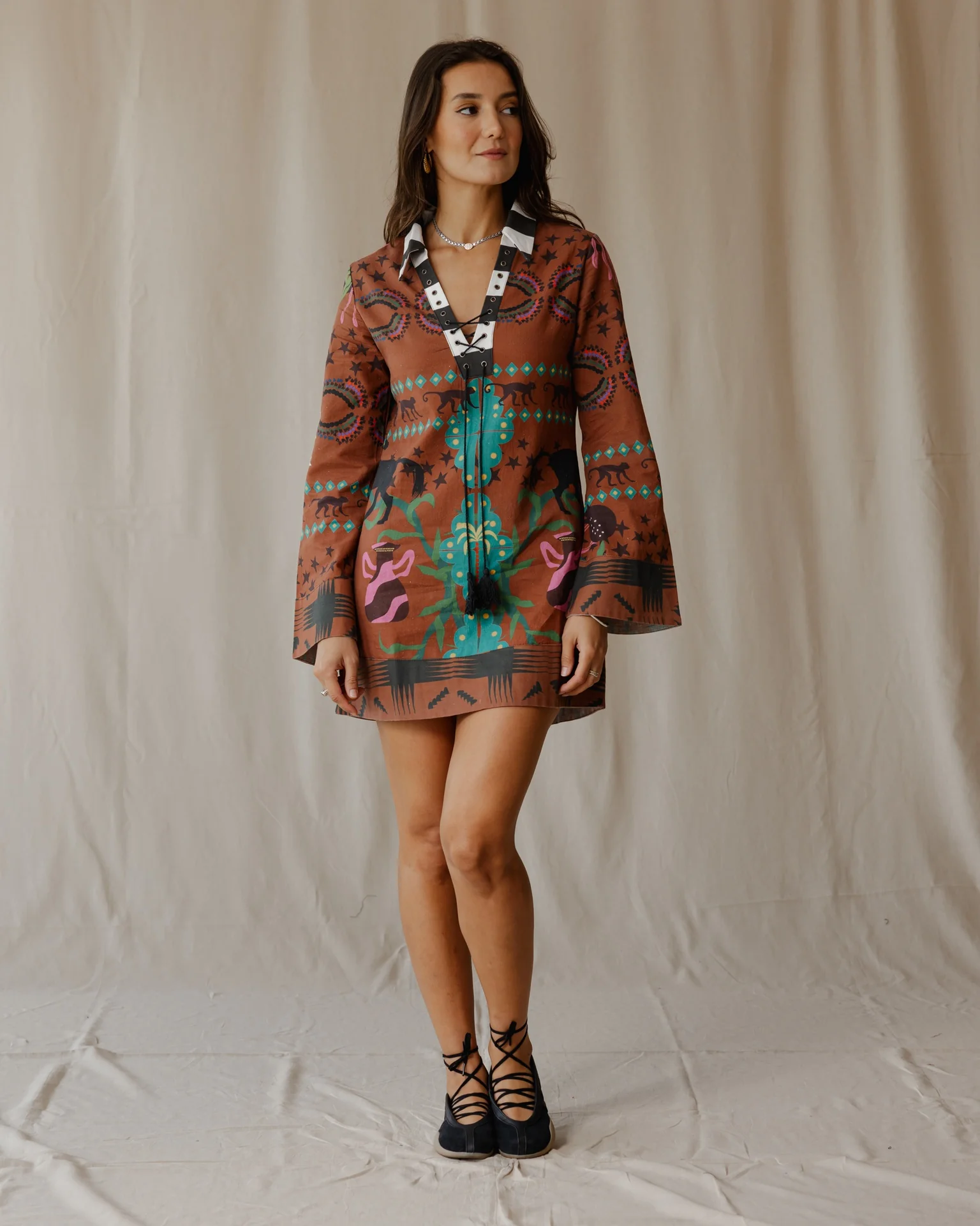 Fantasy Land in Brown Dress
