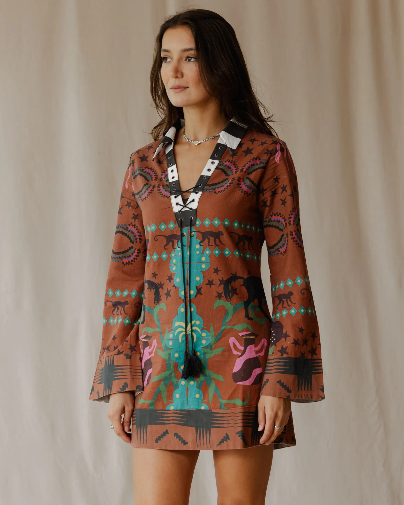Fantasy Land in Brown Dress - Image 2
