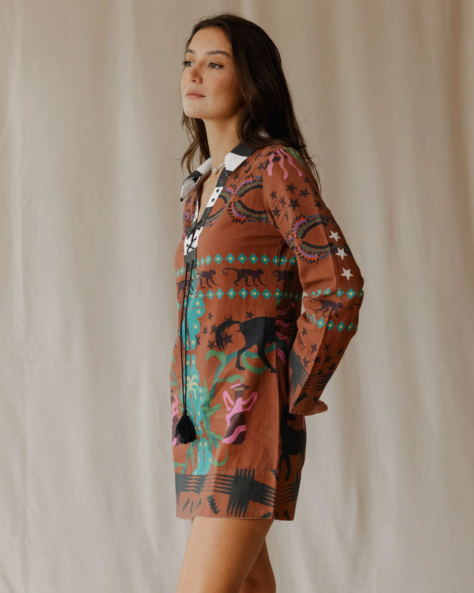 Fantasy Land in Brown Dress - Image 3