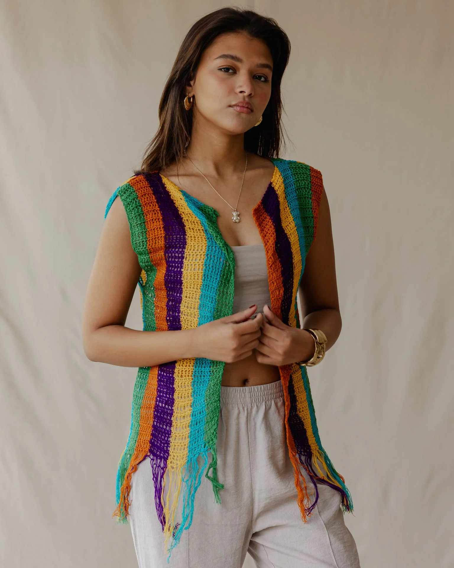 Festival Knit Vest - Image 3