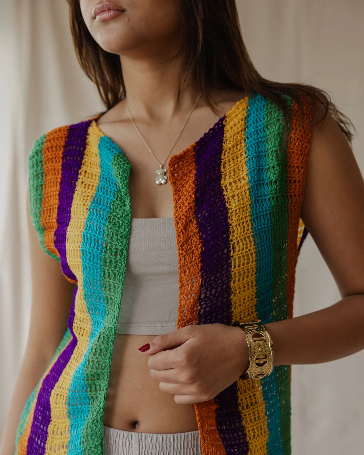 Festival Knit Vest - Image 5