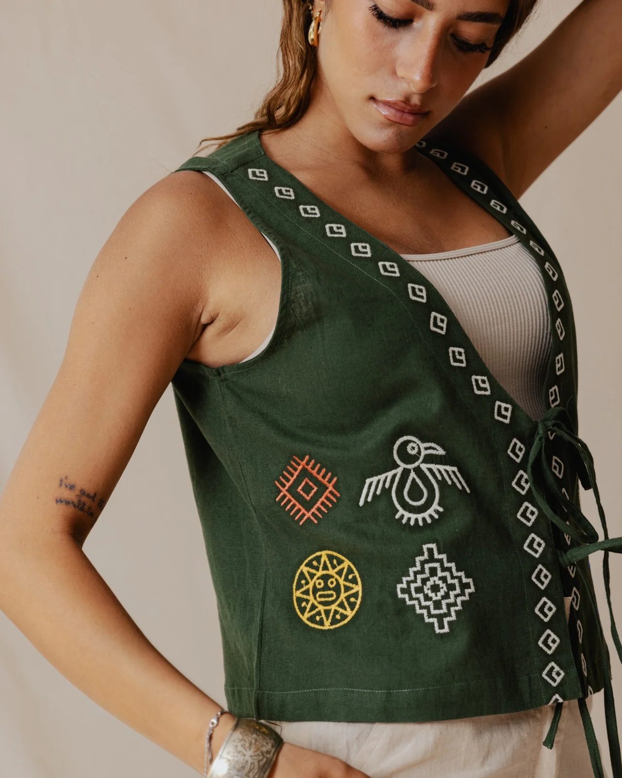 Freebird Vest Olive - Image 5