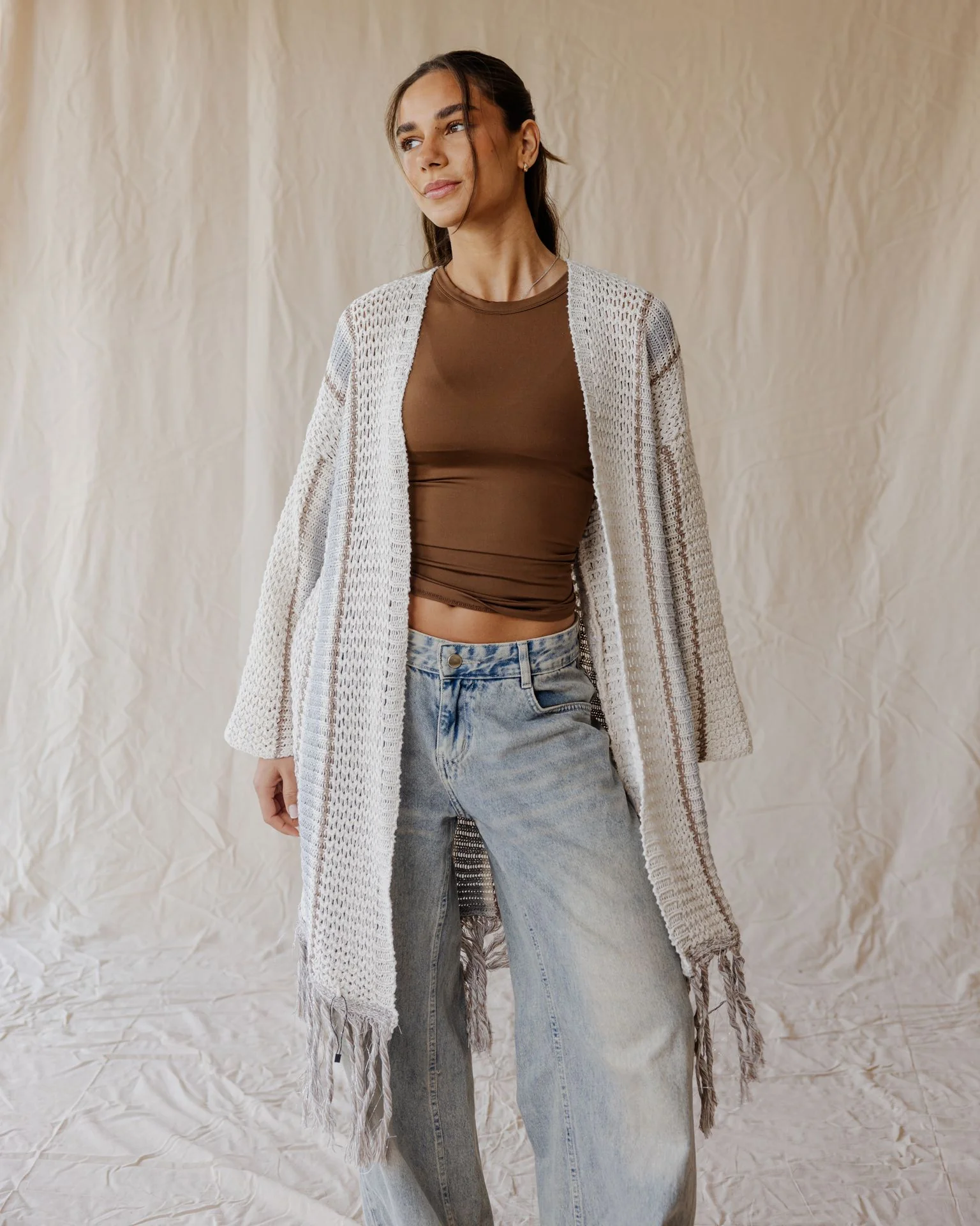 Frost Fringe Cardigan - Image 2