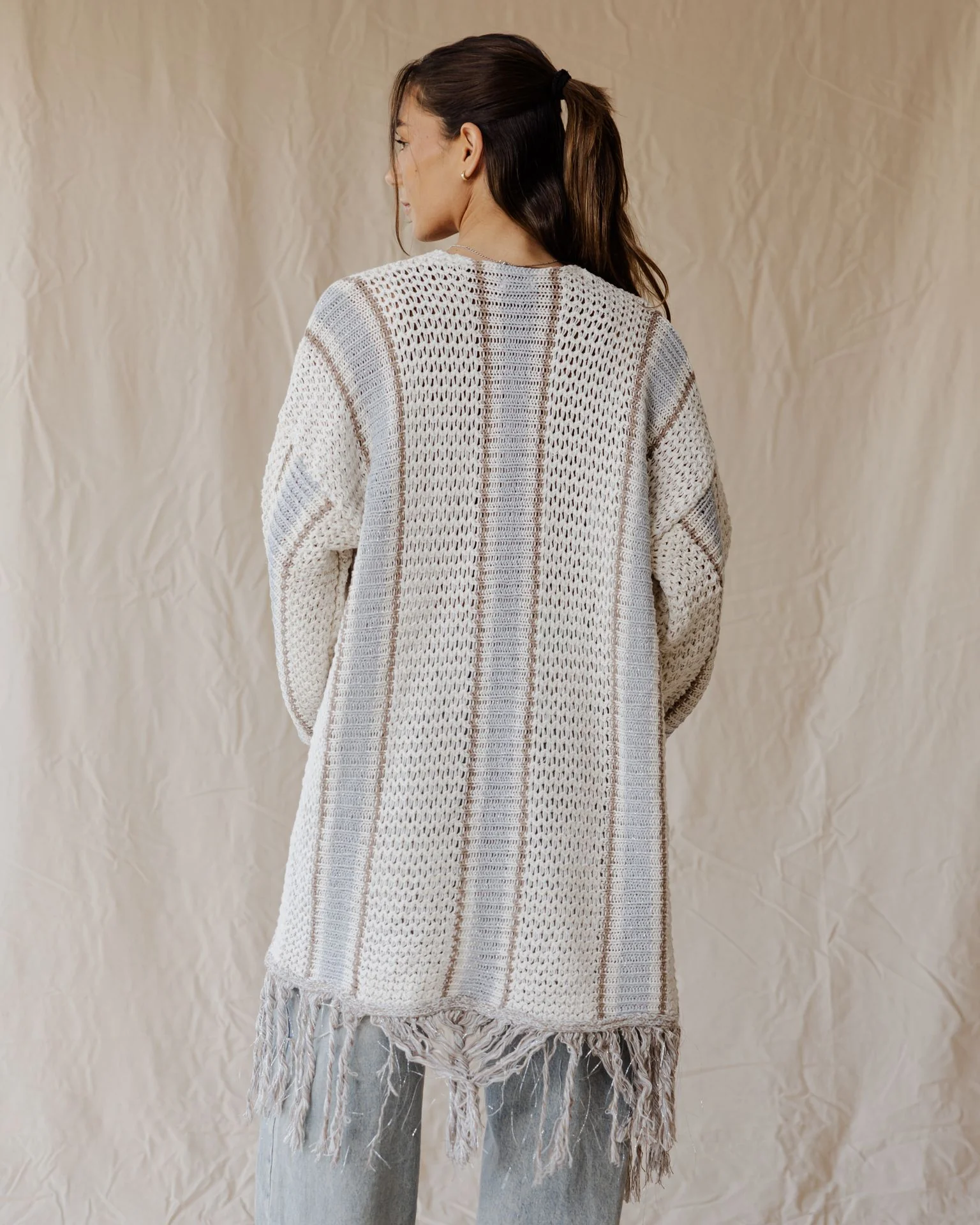 Frost Fringe Cardigan - Image 4