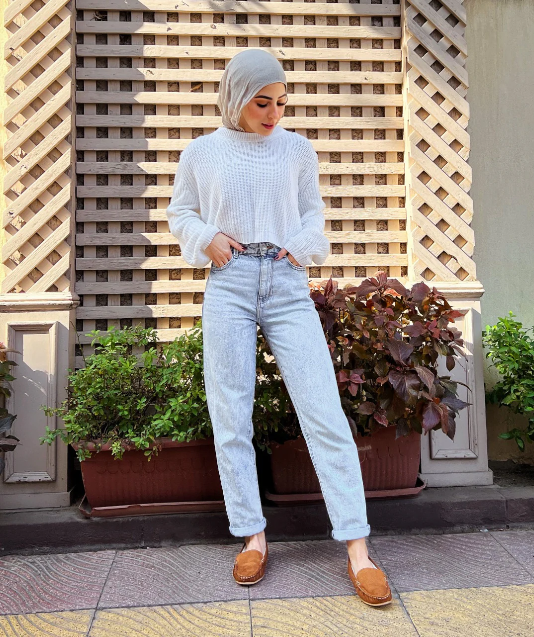 Fur Lined Loafers Havane - Image 3