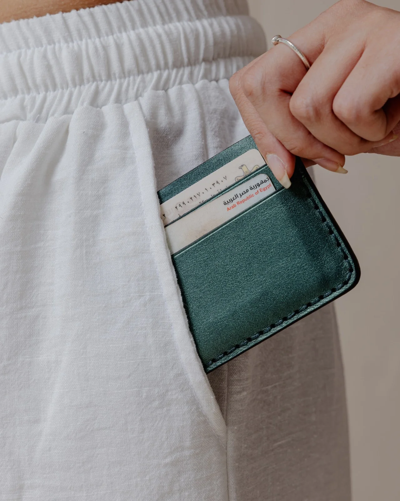 Genuine Gleam Card Holder Teal - Image 4