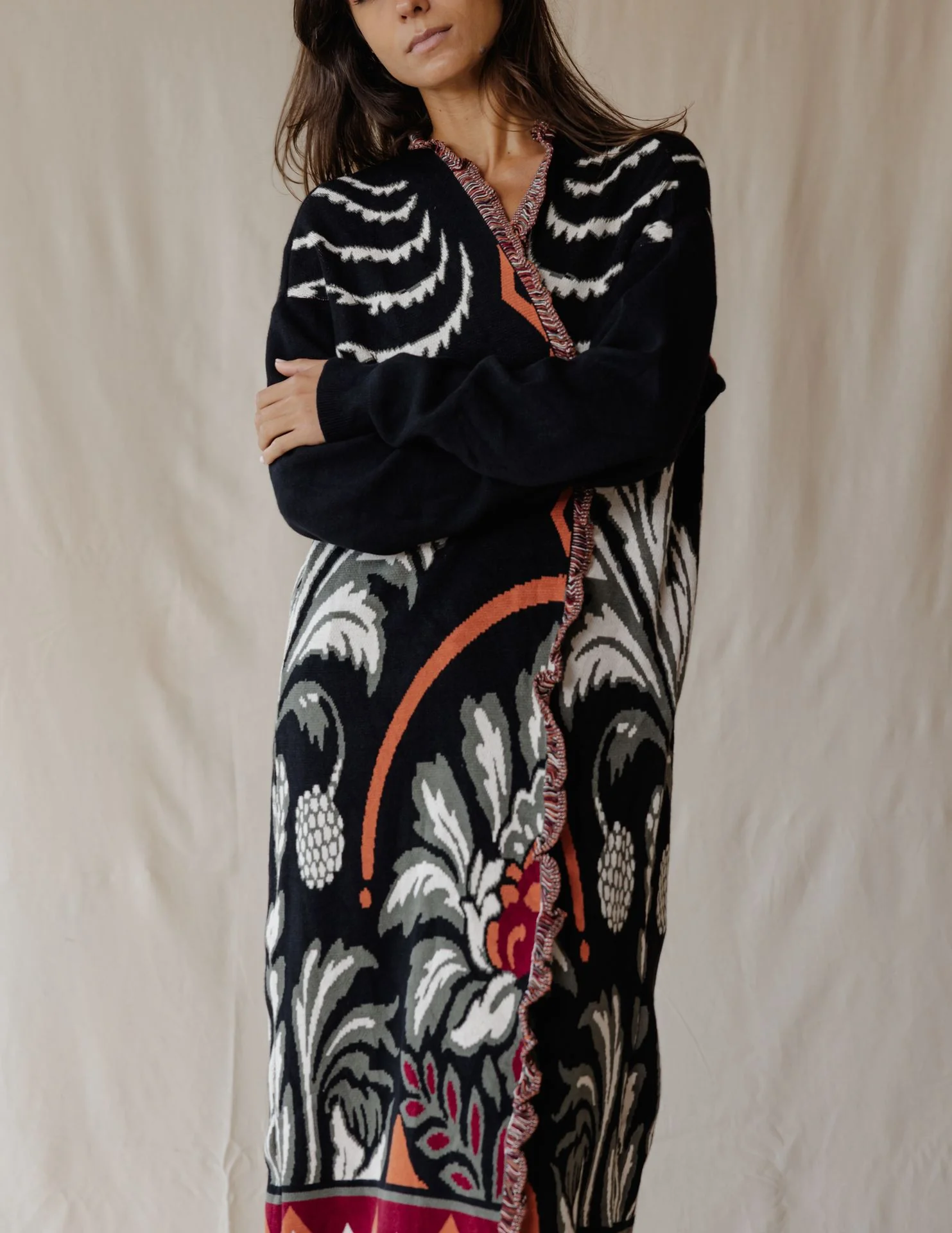 Heritage Bloom Knit Cardigan - Image 4