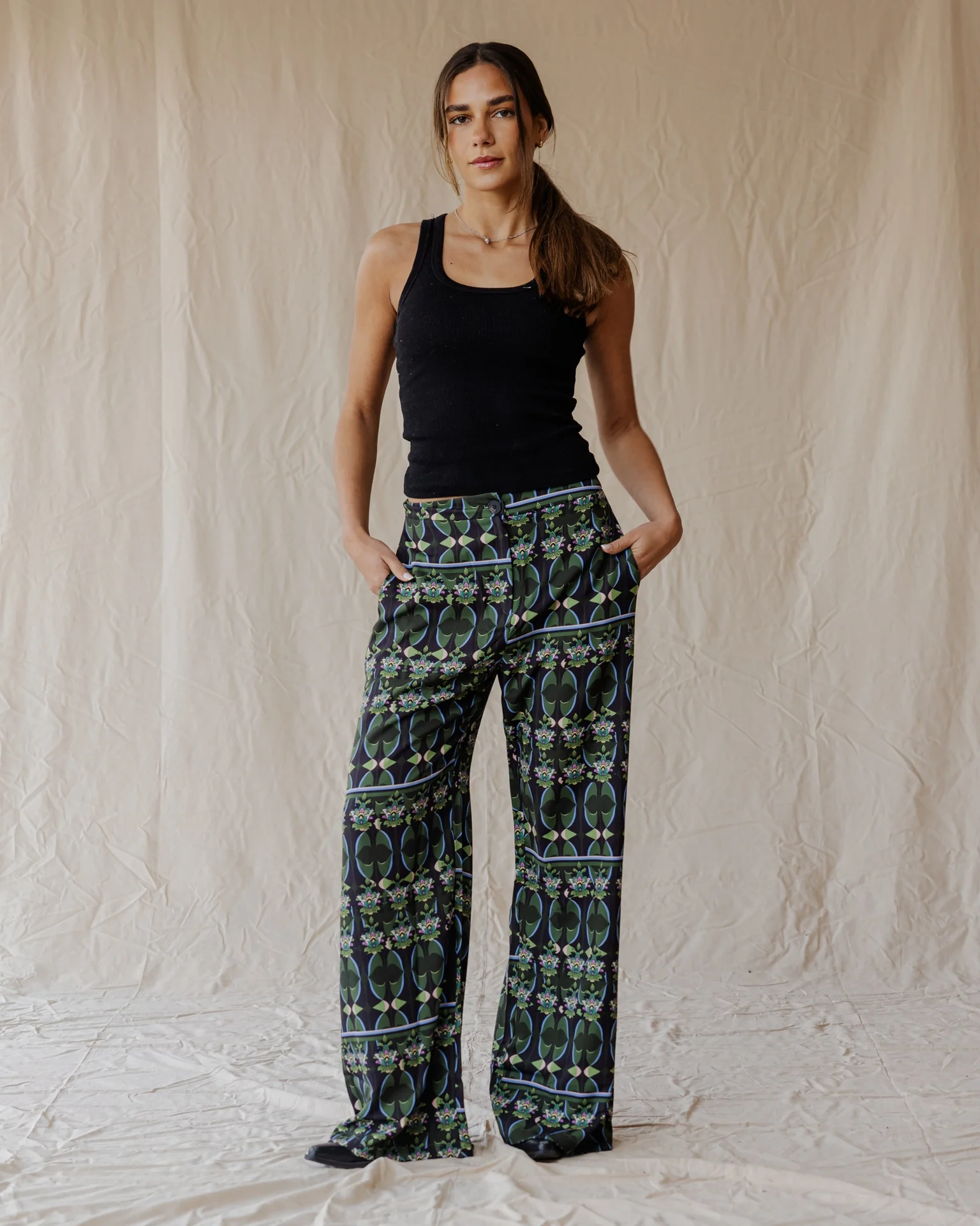 Indian Vibes with Green Pants