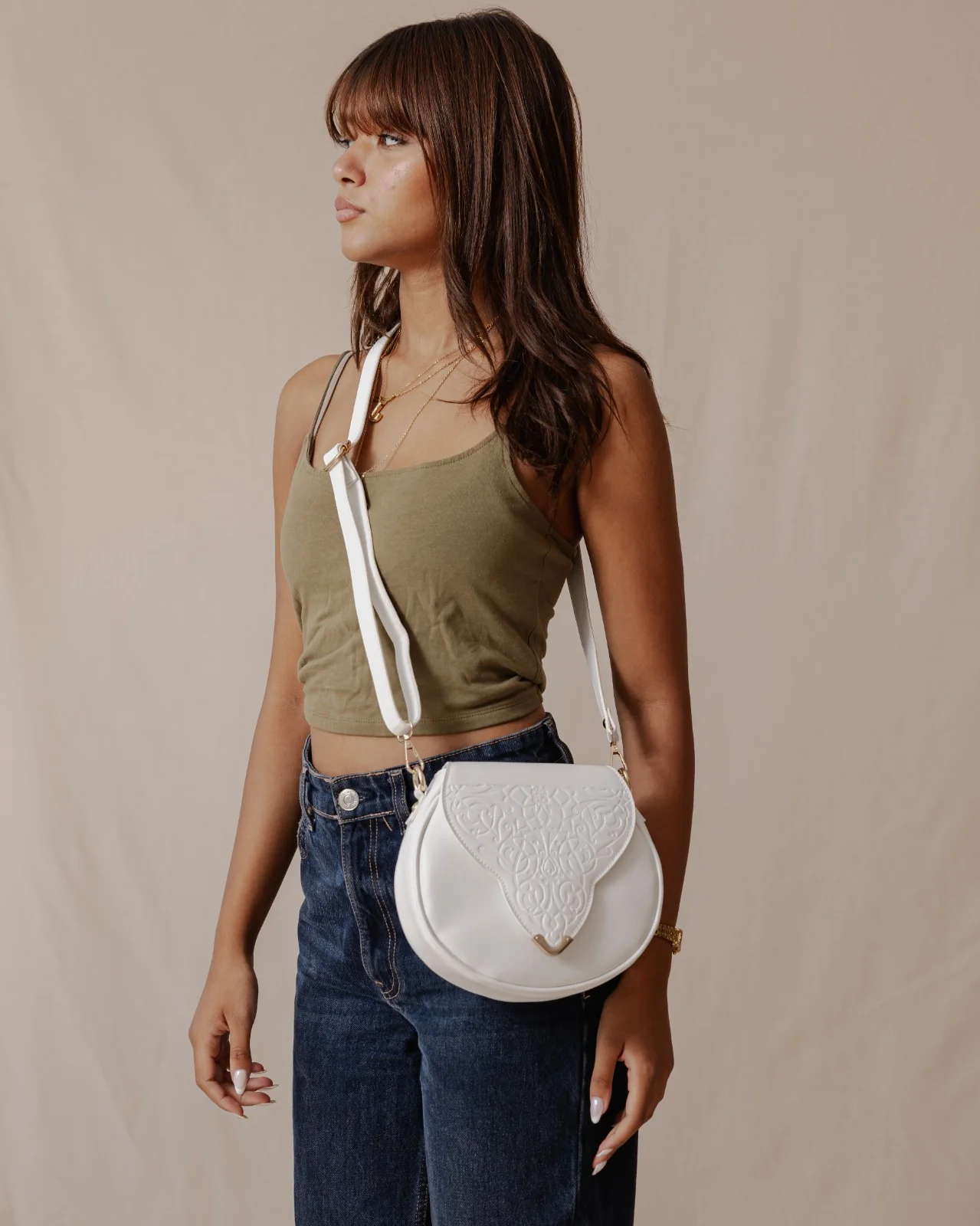 Intaglio CrossBag White - Image 3