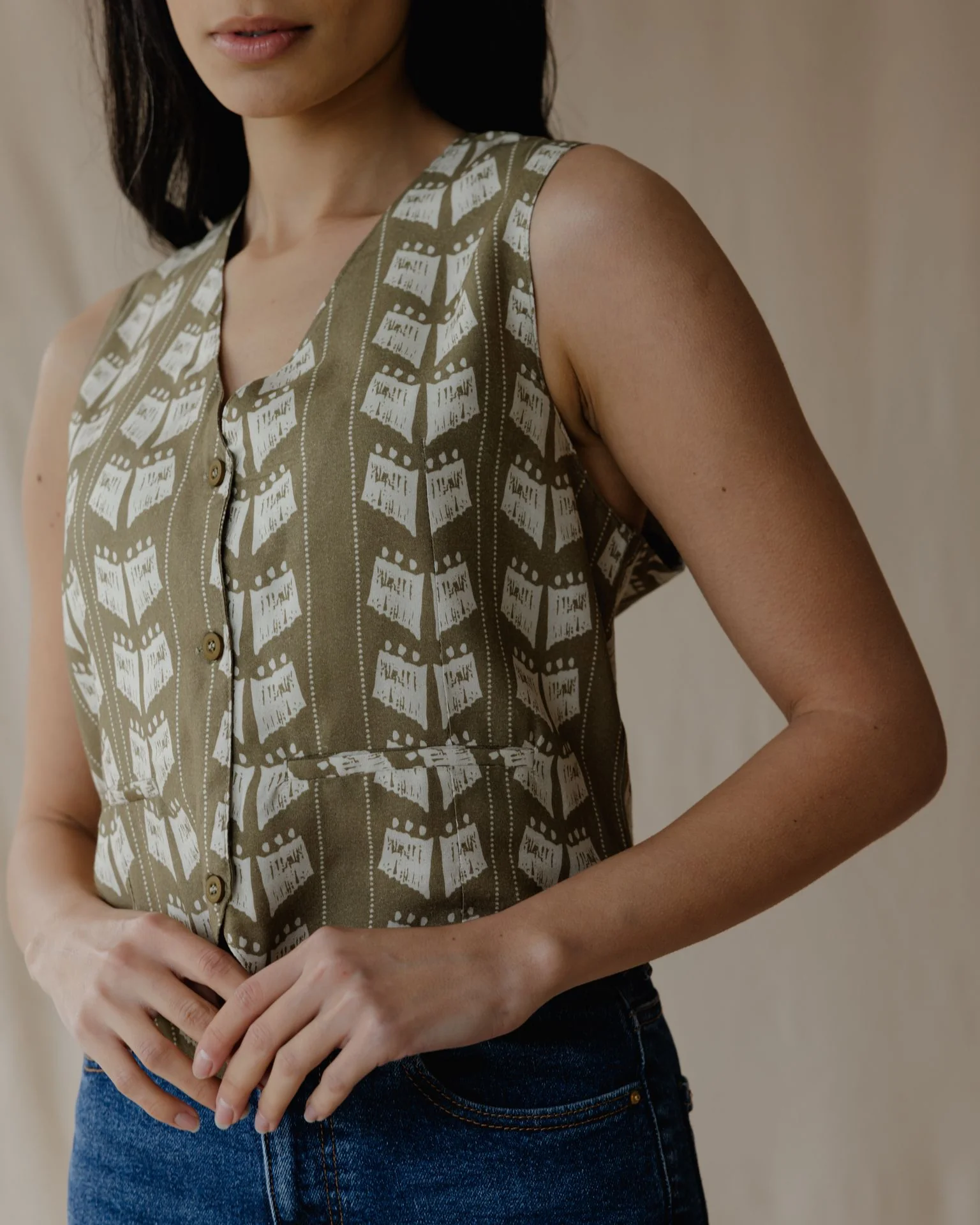 Leilani Cotton Vest - Image 3