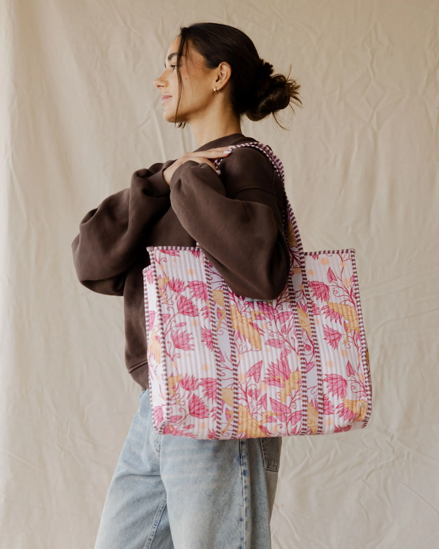 Liminal Sky Quilted Tote Bag - Image 3