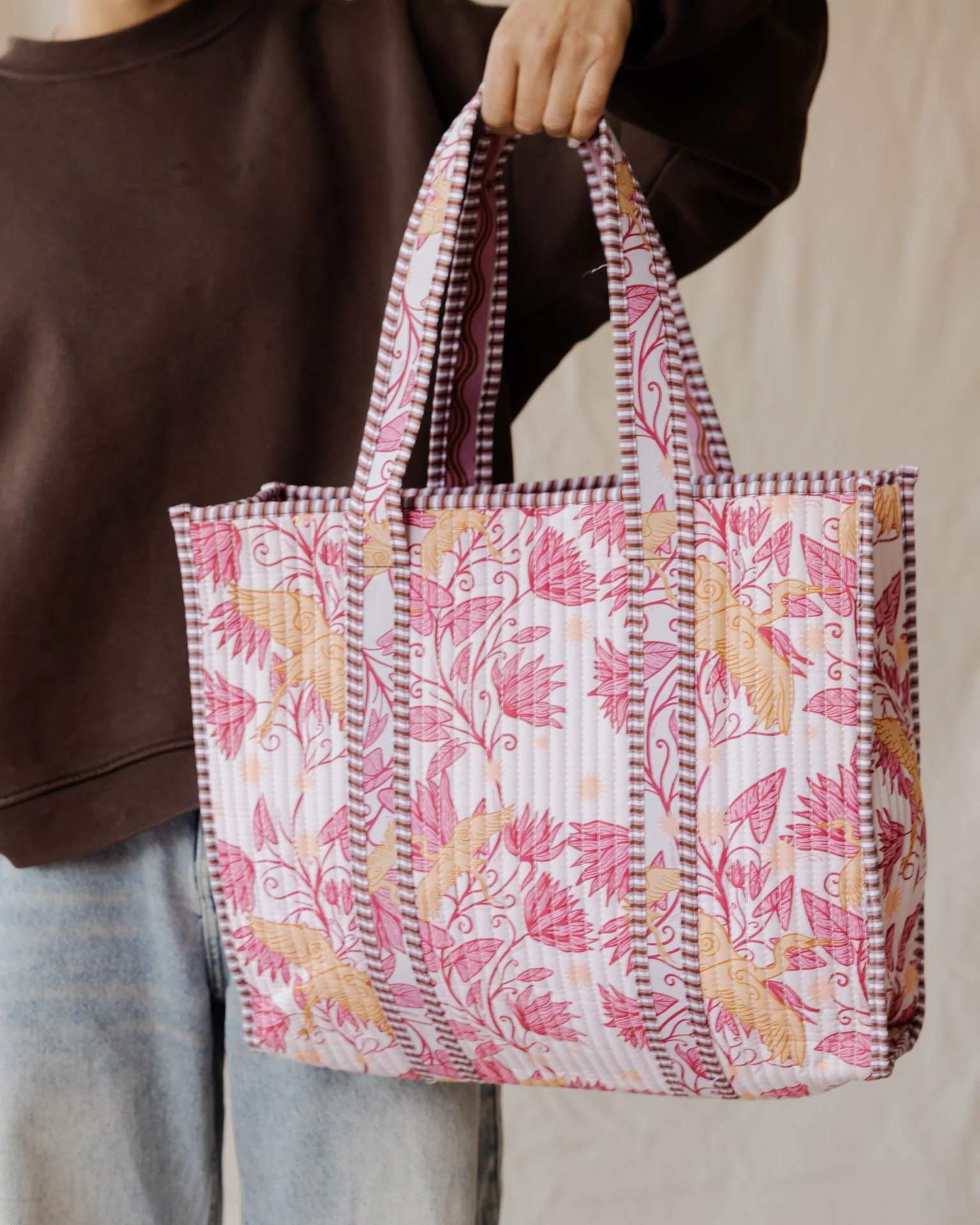Liminal Sky Quilted Tote Bag - Image 5