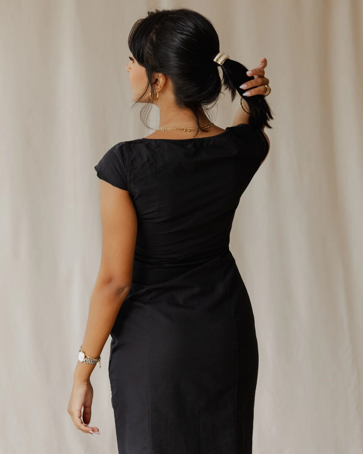 Linéa Grace Black Dress - Image 4