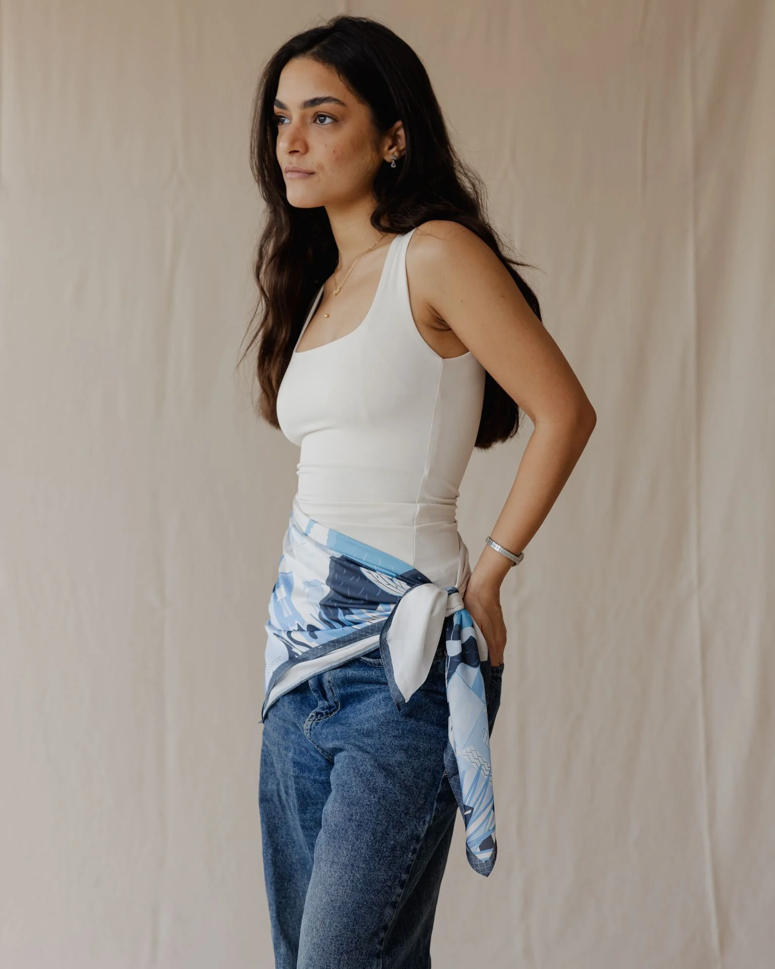 Midnight Oasis Wrap Scarf - Image 2