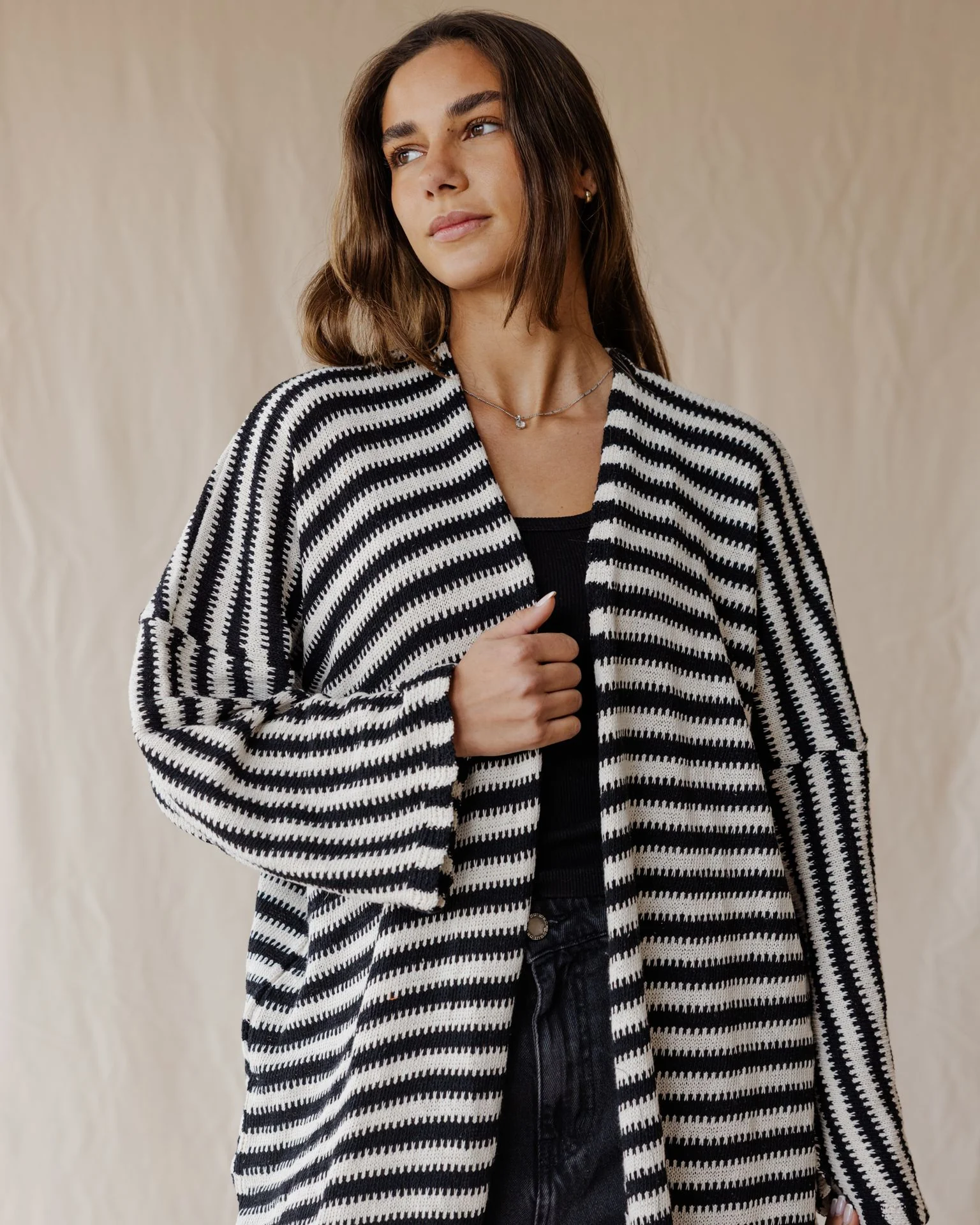 Midnight Ripple Cardigan - Image 3