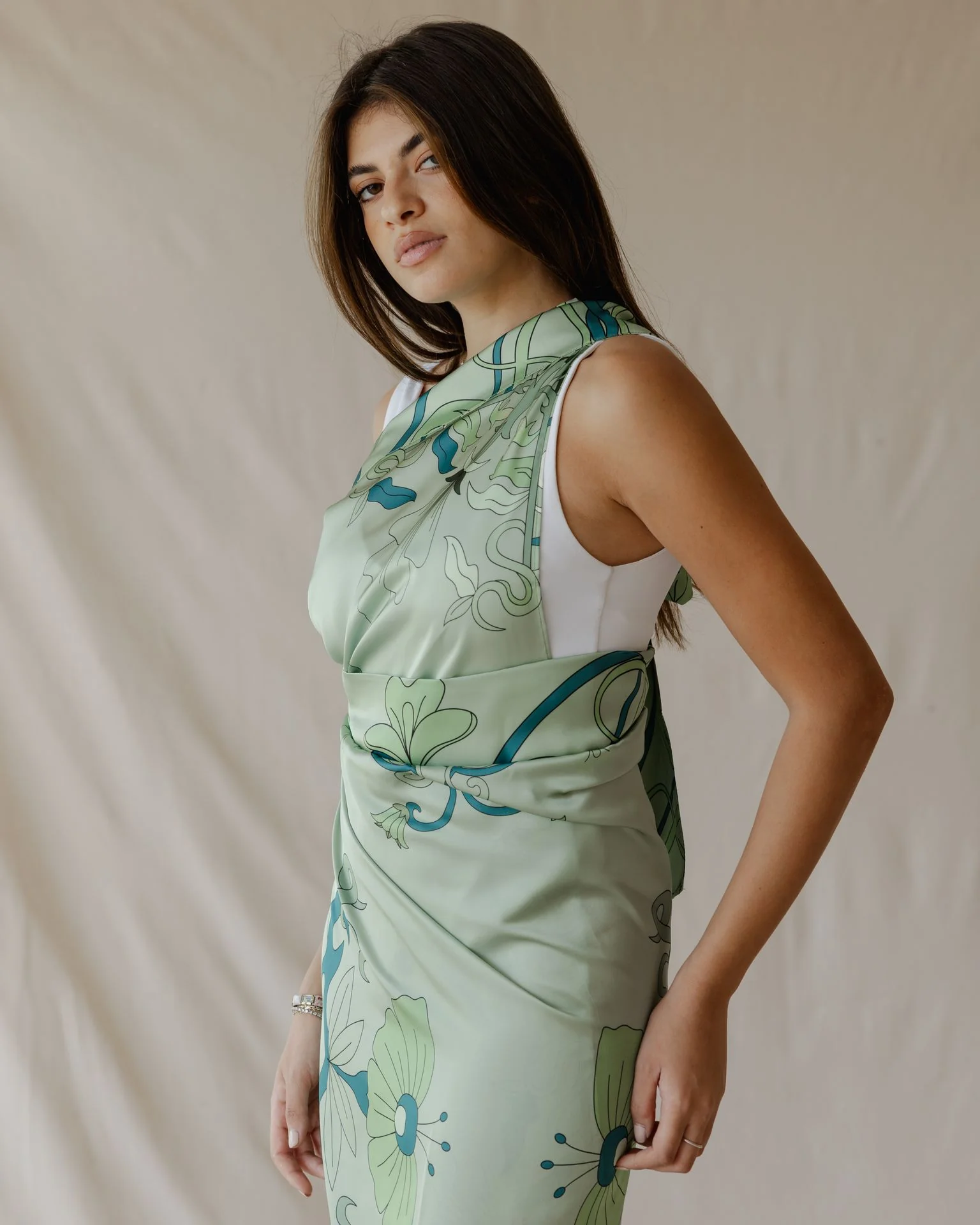 Mint Petal Muse Sarong - Image 4
