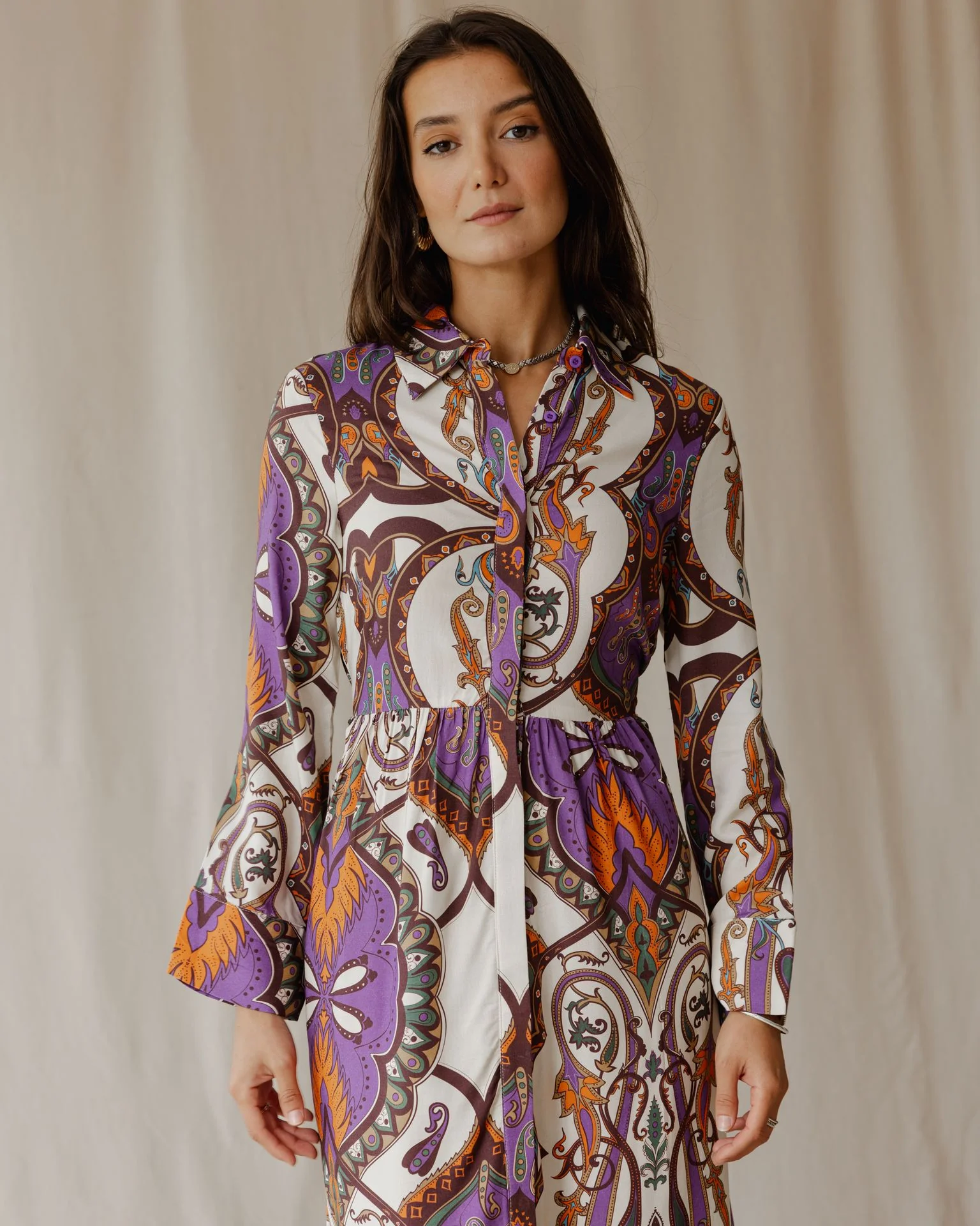Miragea Maxi Purple Dress - Image 3