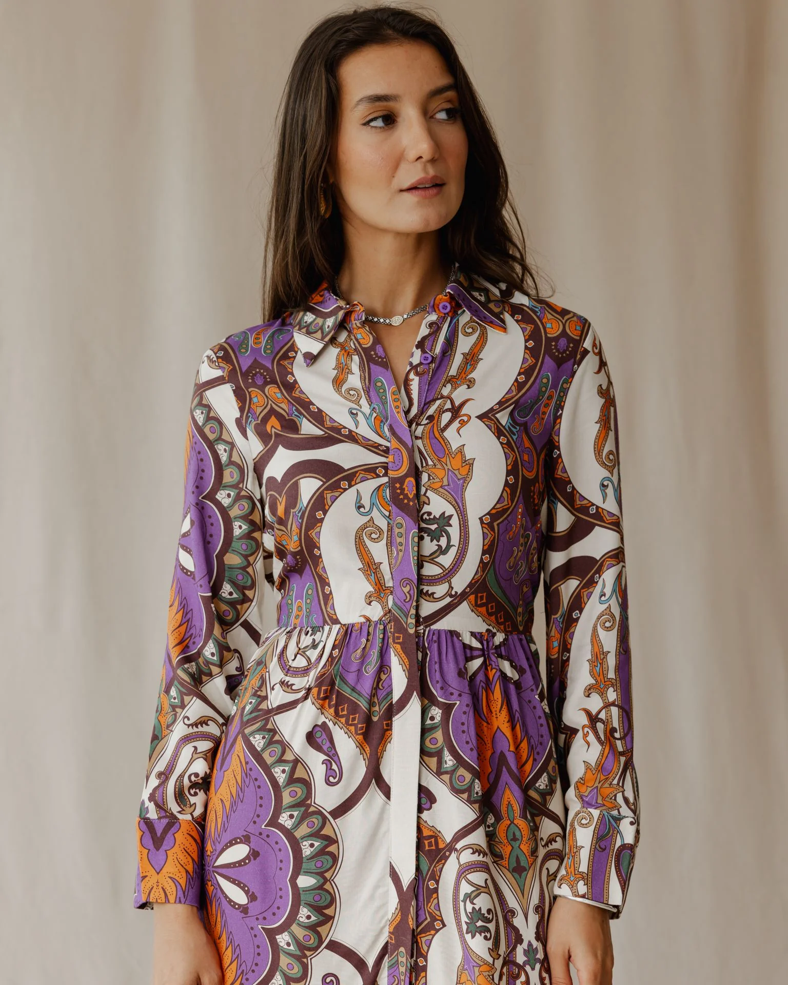 Miragea Maxi Purple Dress - Image 5
