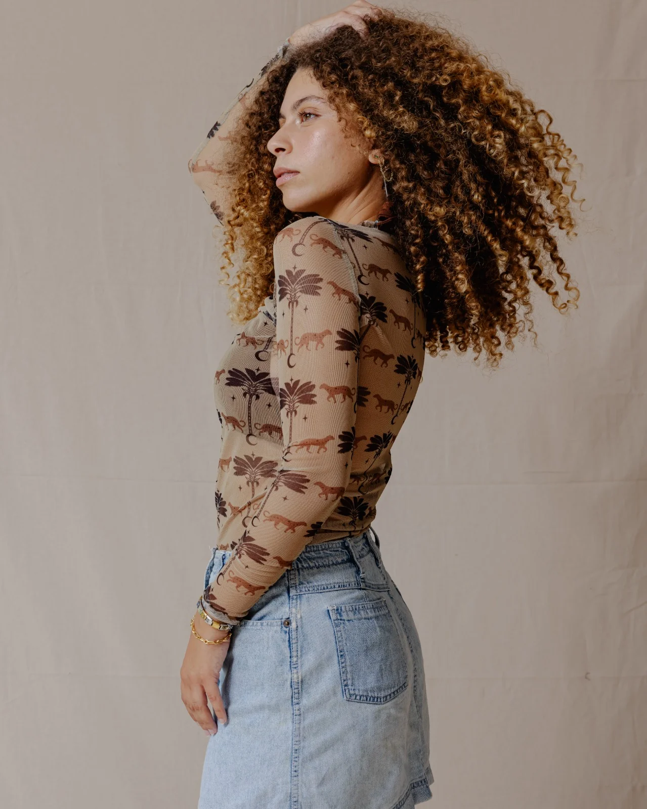 Oasis Glam Mesh Top - Image 5