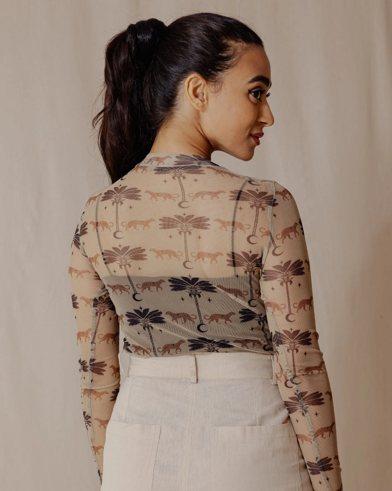 Oasis Glam Mesh Top - Image 7