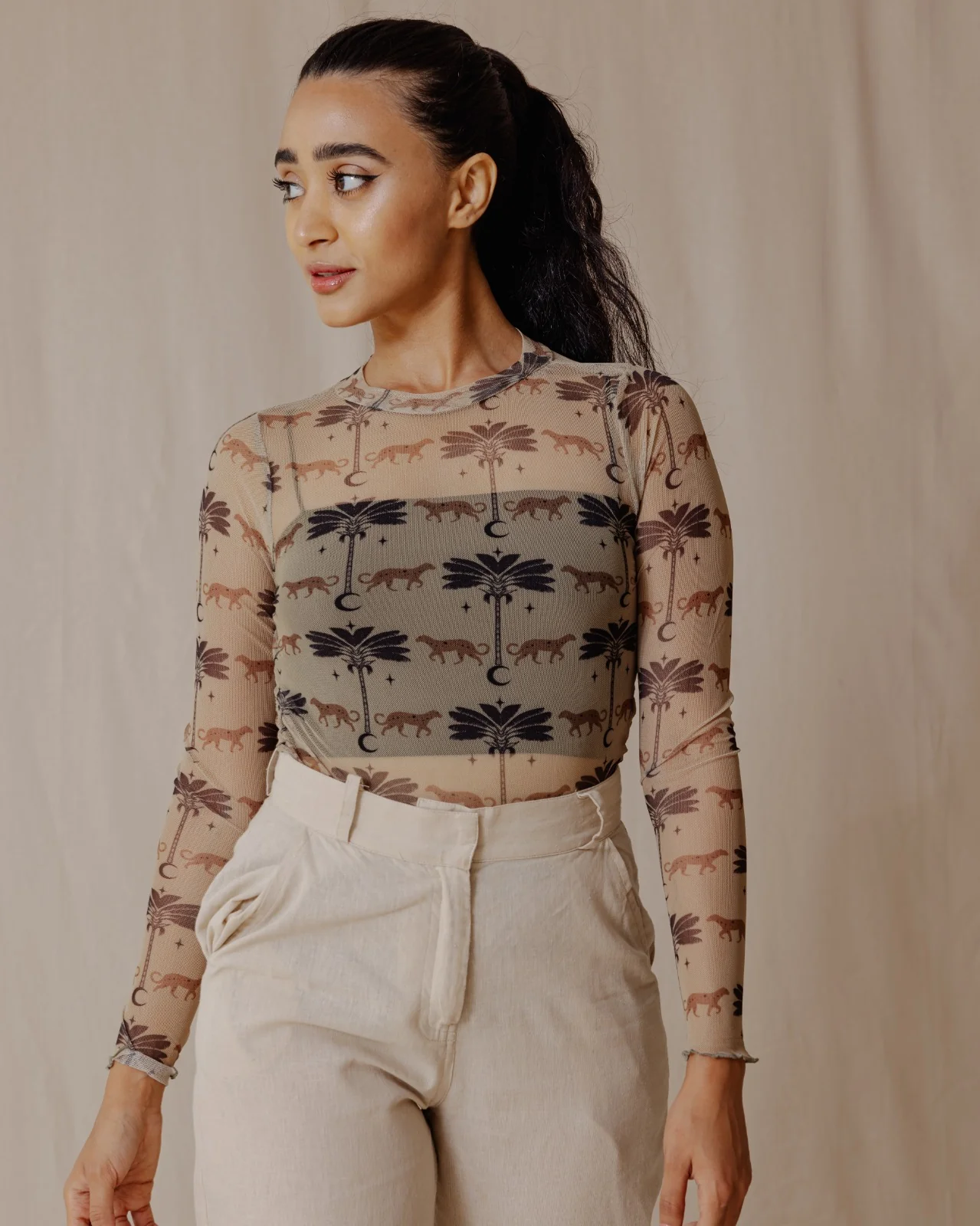 Oasis Glam Mesh Top - Image 8