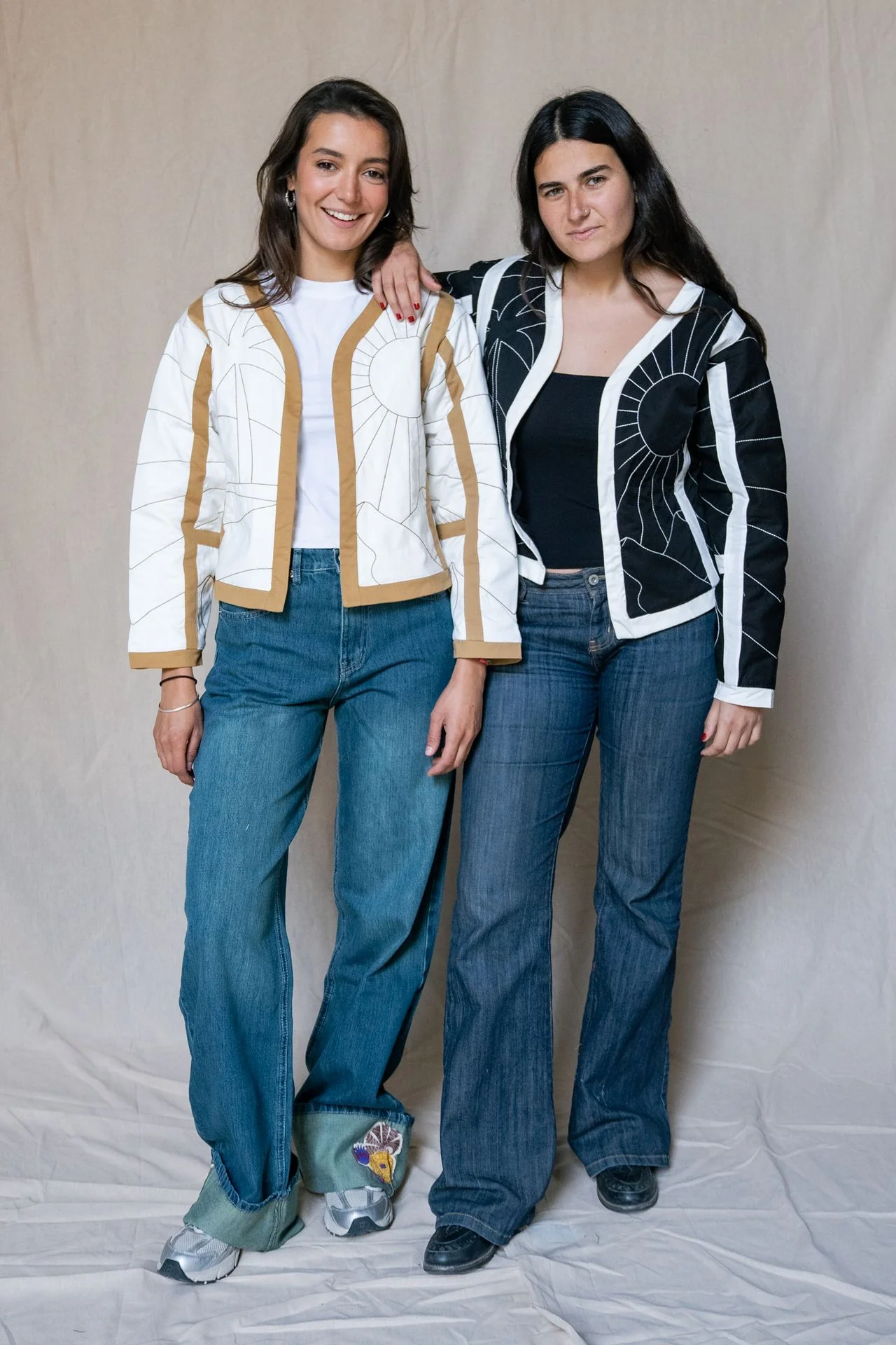 Oasis Quilt Jacket Off-White - Image 5