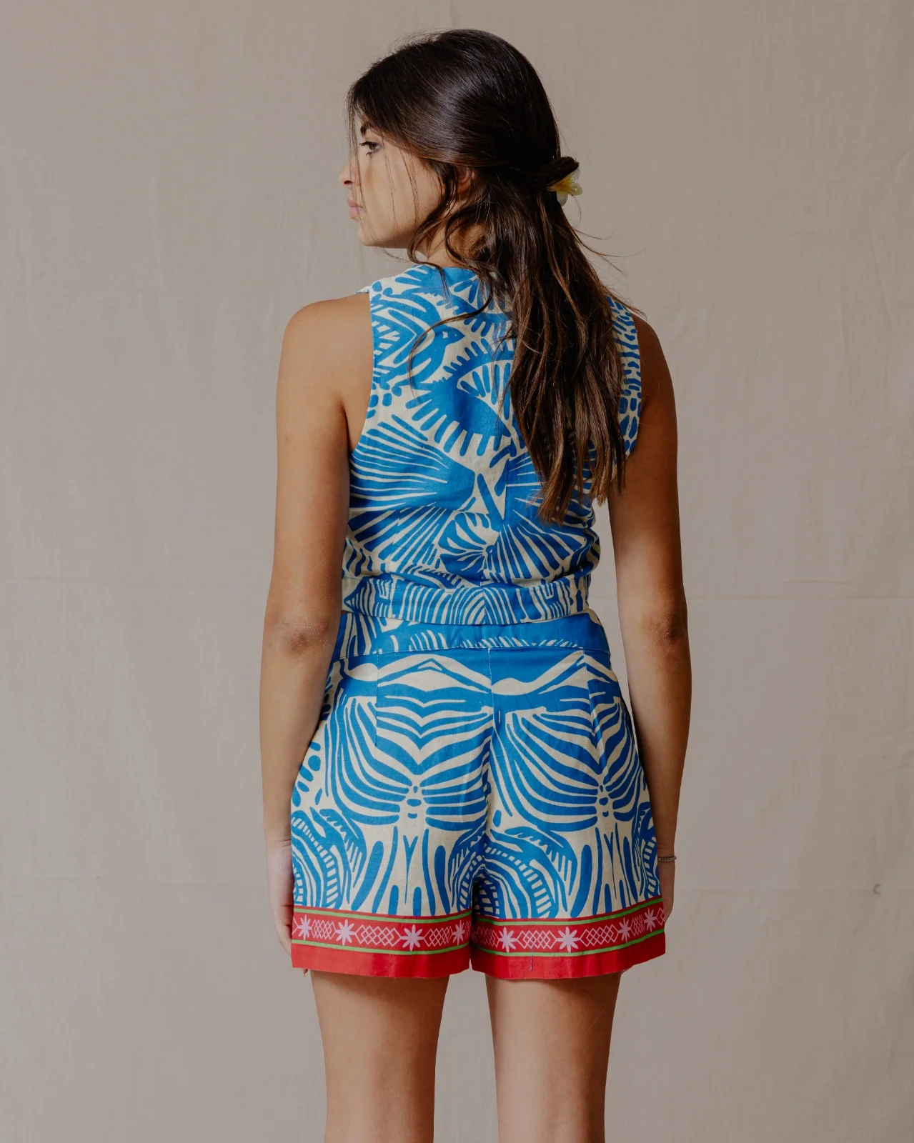 Ocean Treasures Linen Set Blue - Image 4