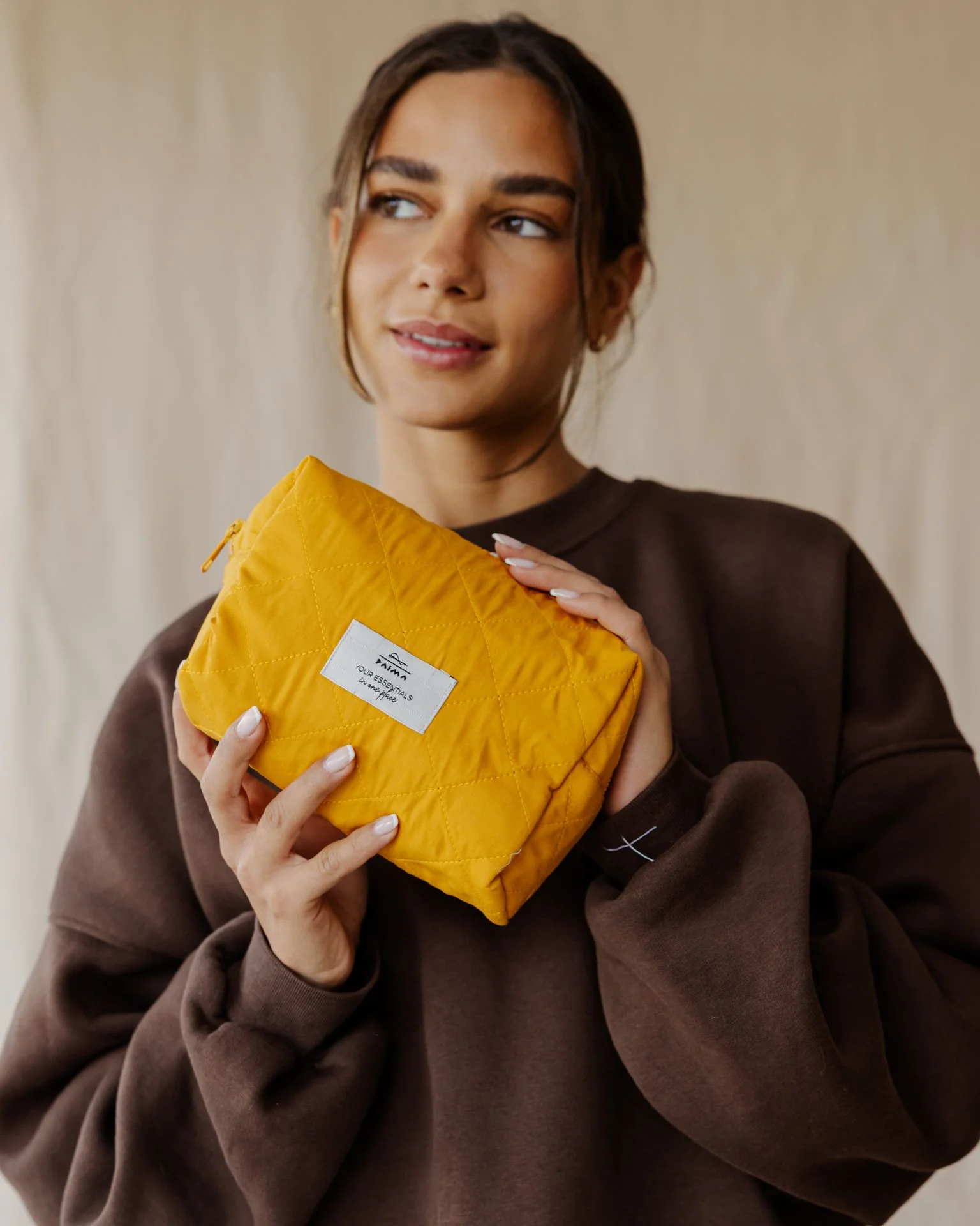 Orange Essential Makeup Pouch - Image 4
