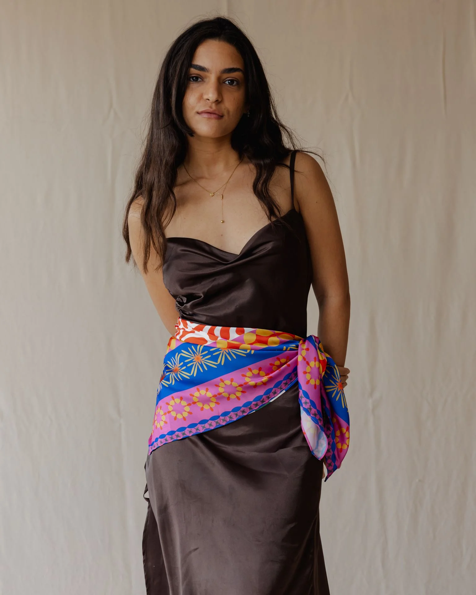 Orchid Fantasy Wrap Scarf