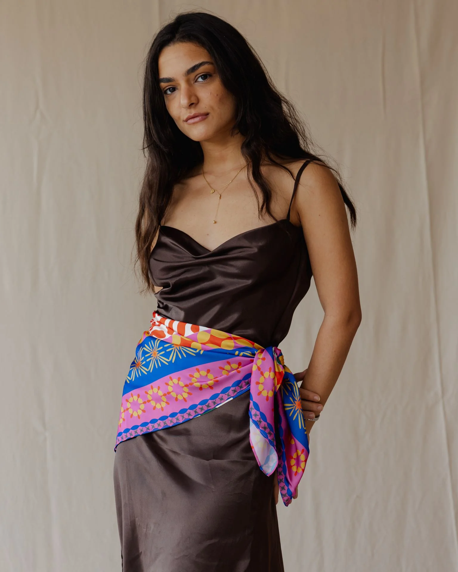 Orchid Fantasy Wrap Scarf - Image 2