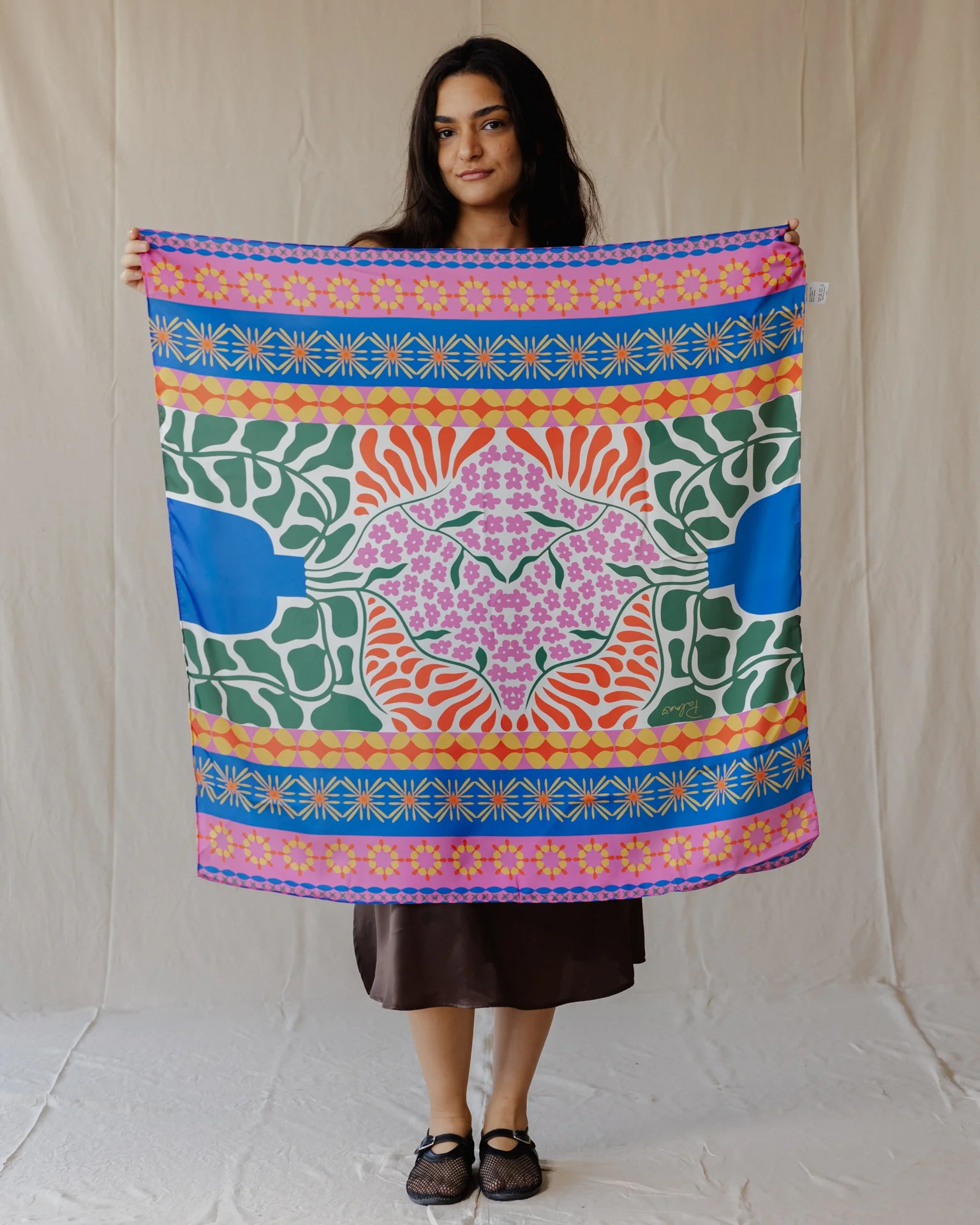 Orchid Fantasy Wrap Scarf - Image 3