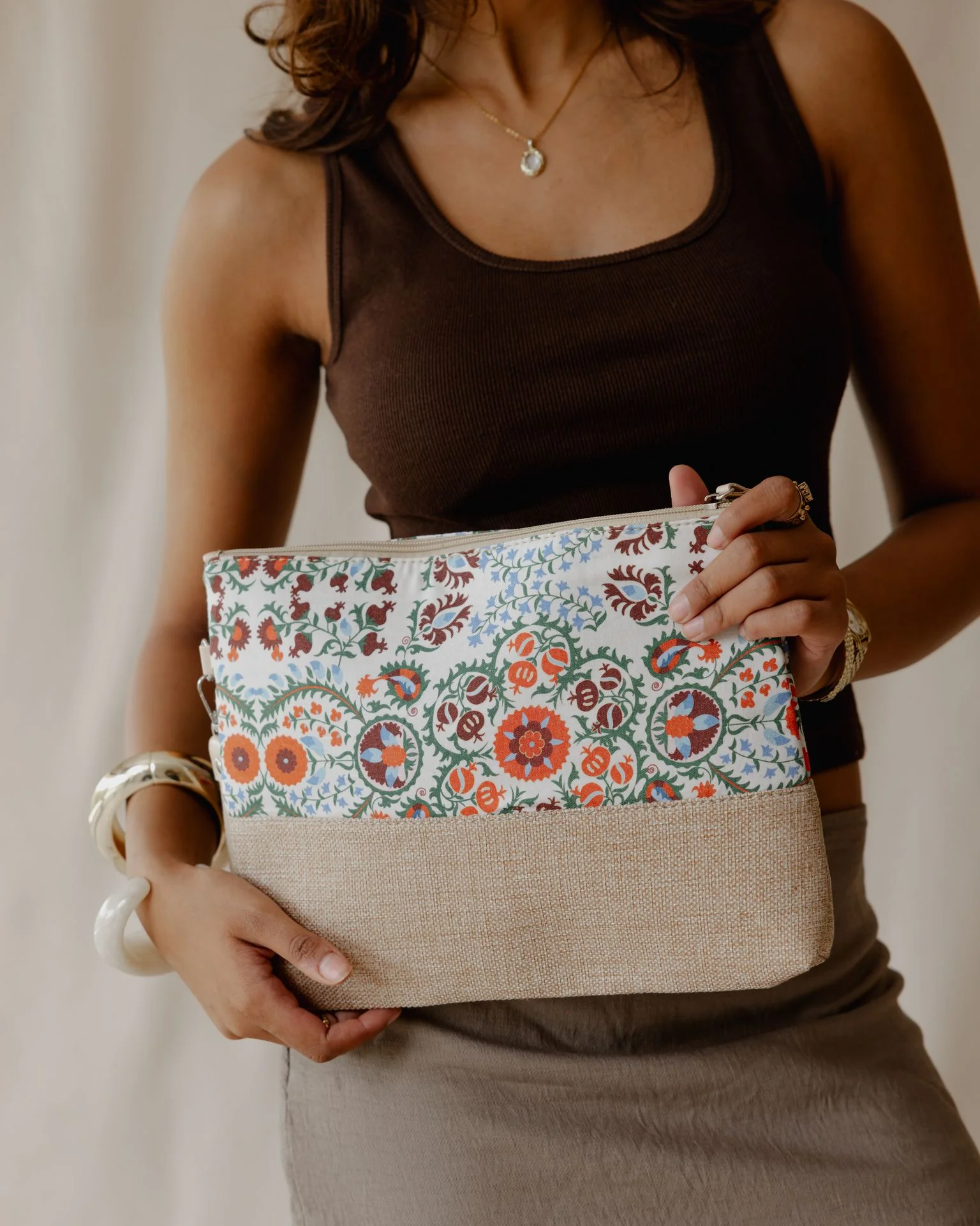 Paisley Swirl Beach Pouch - Image 3